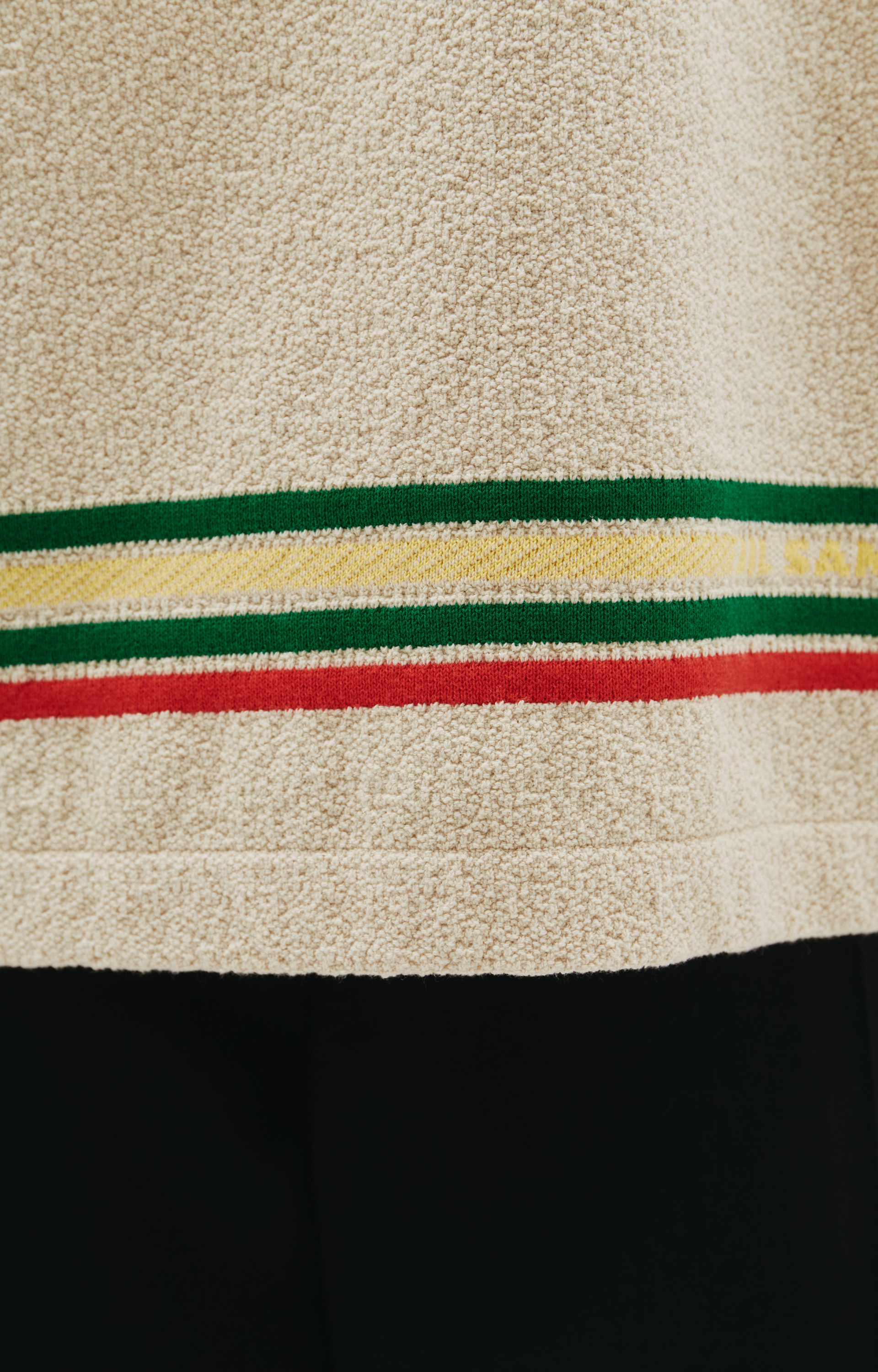 Jil Sander Оверсайз футболка с цветными полосками