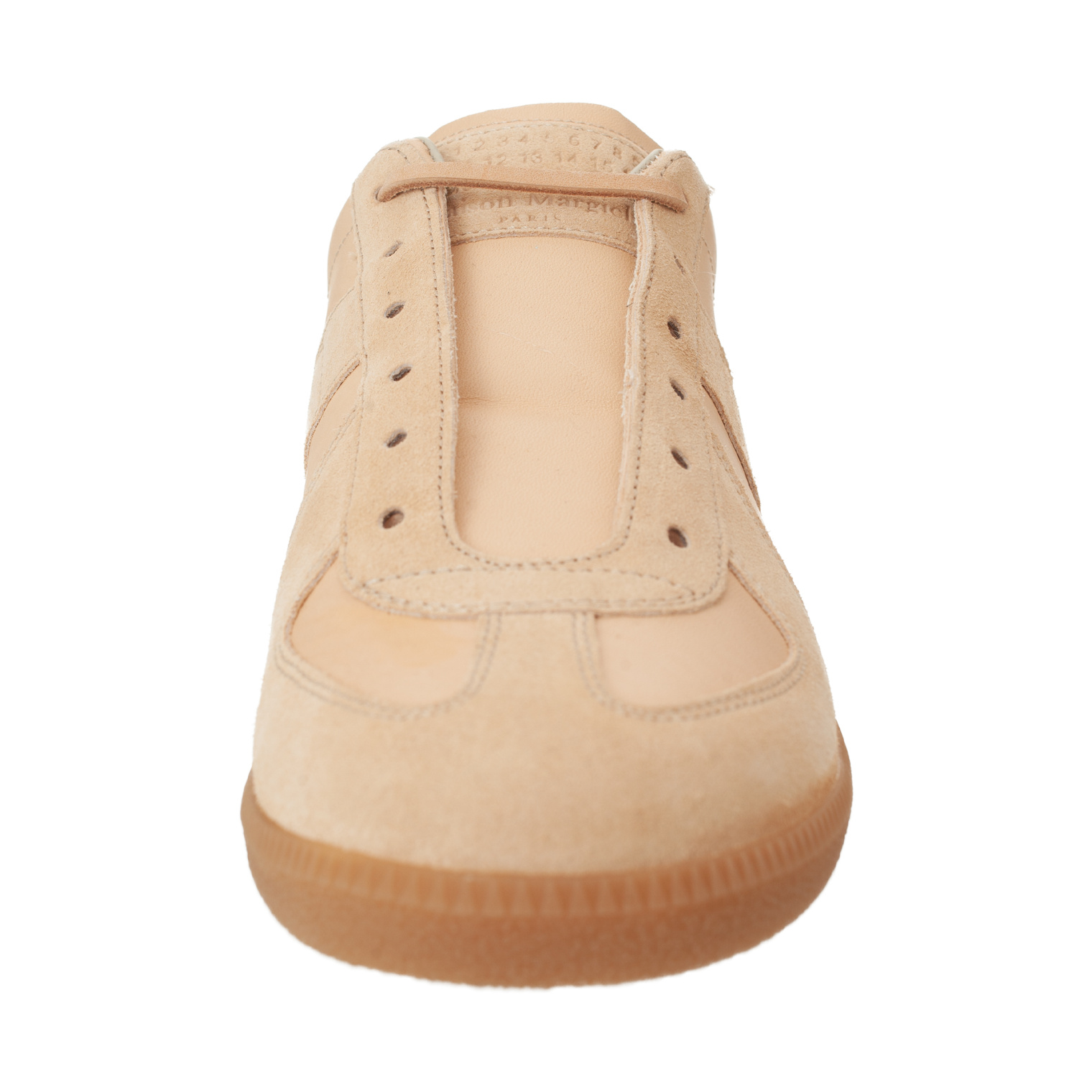 Maison Margiela Кожаные кеды Replica