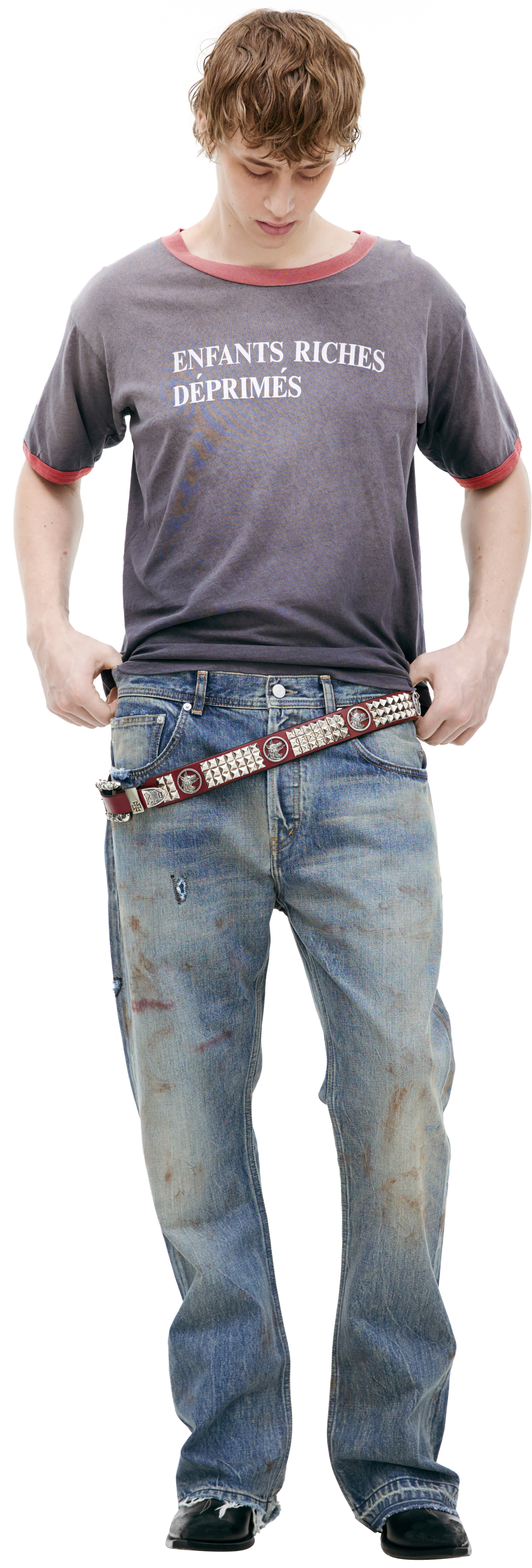Enfants Riches Déprimés Джинсы с потертостями