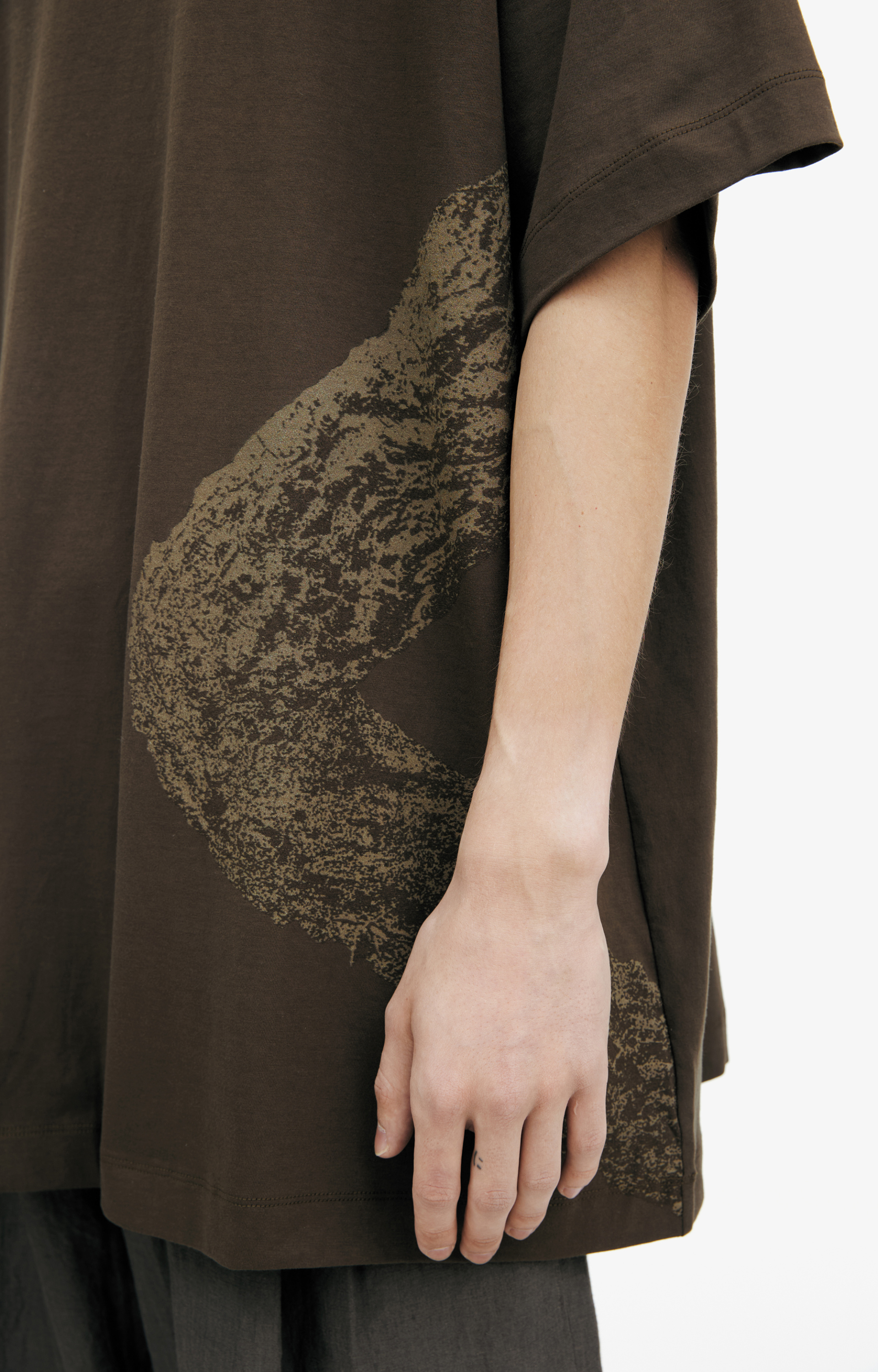 Ziggy Chen Оверсайз футболка с принтом