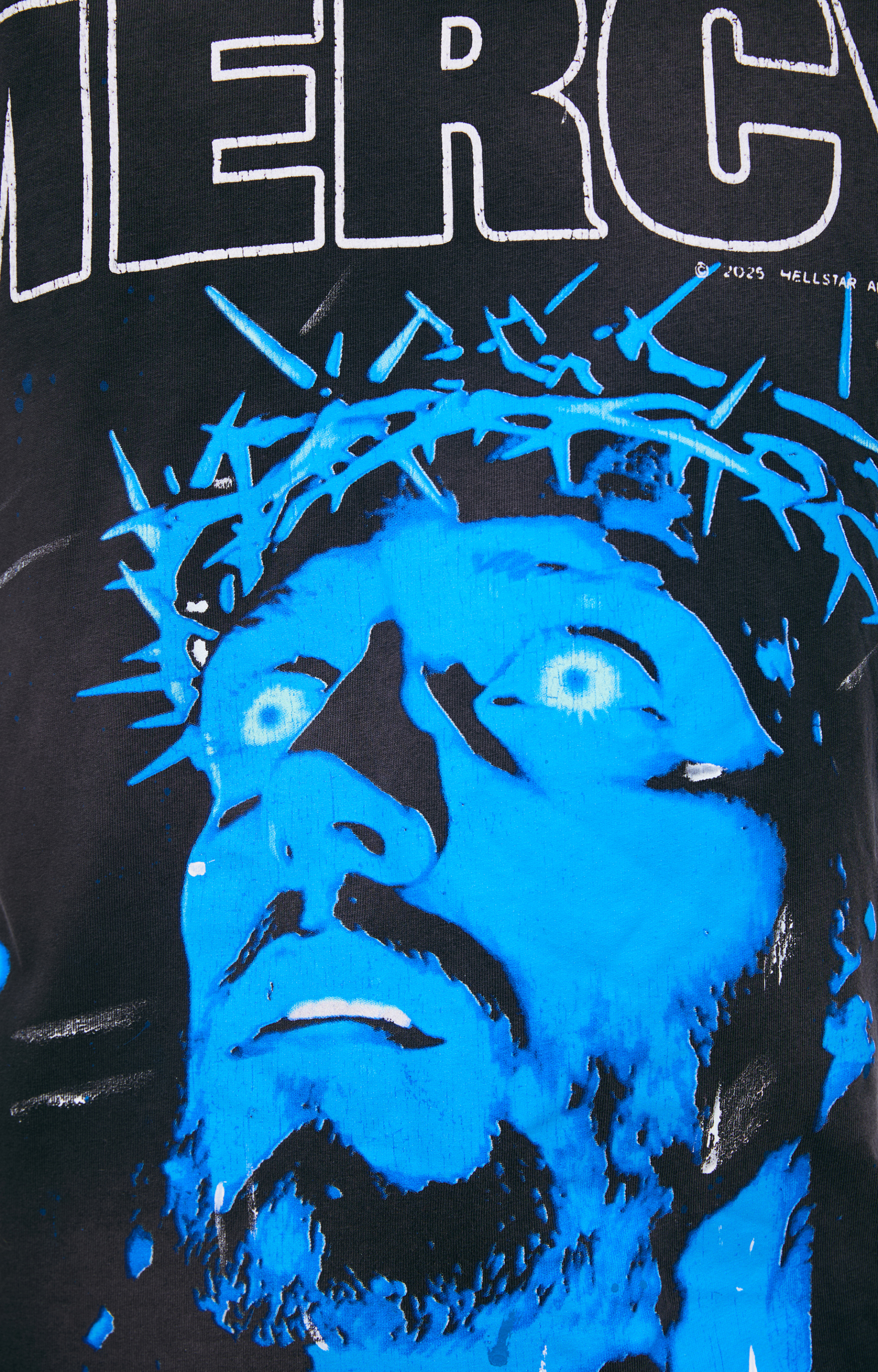 Hellstar Черная футболка с принтом