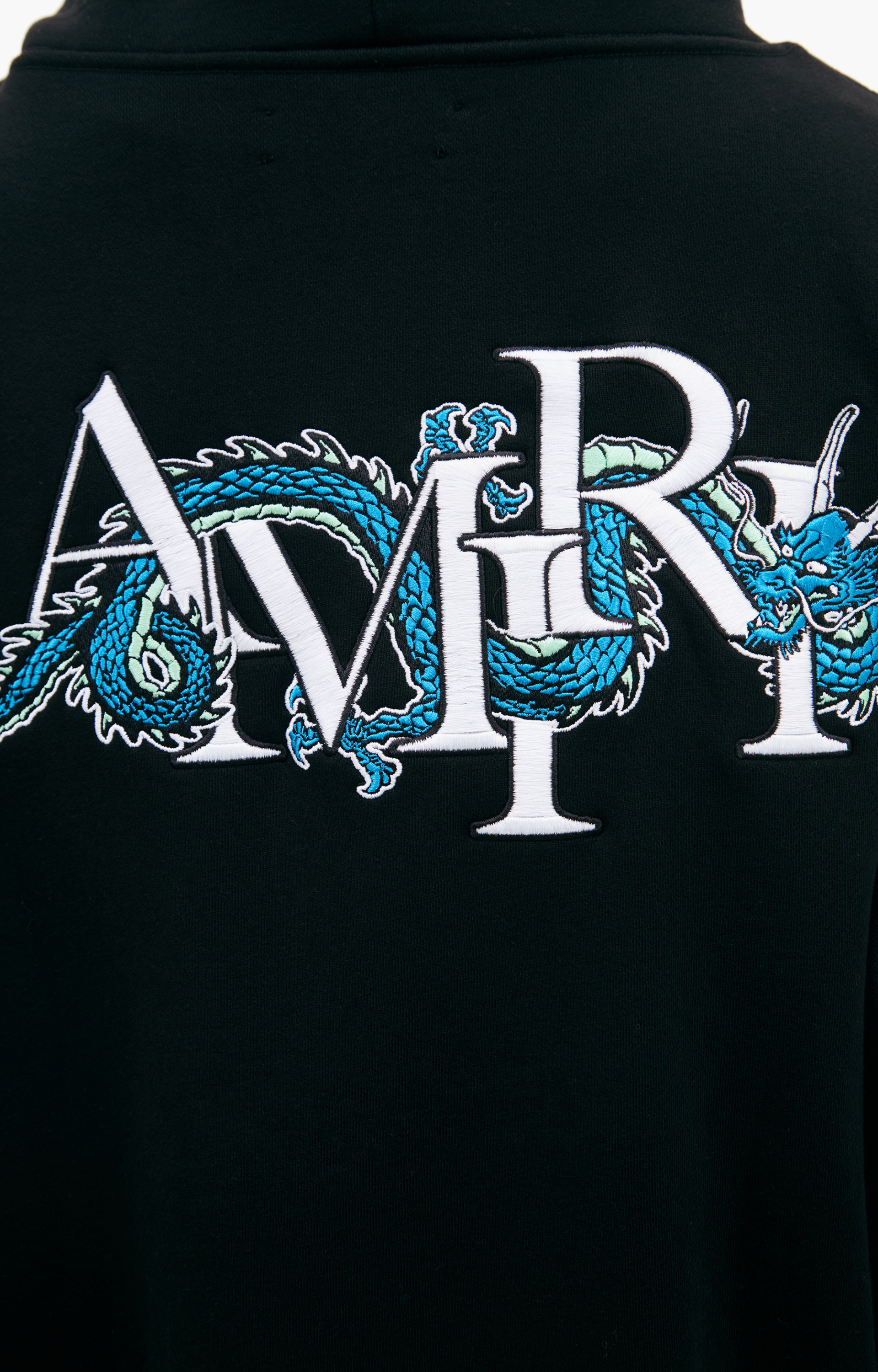 AMIRI Черное худи на молнии