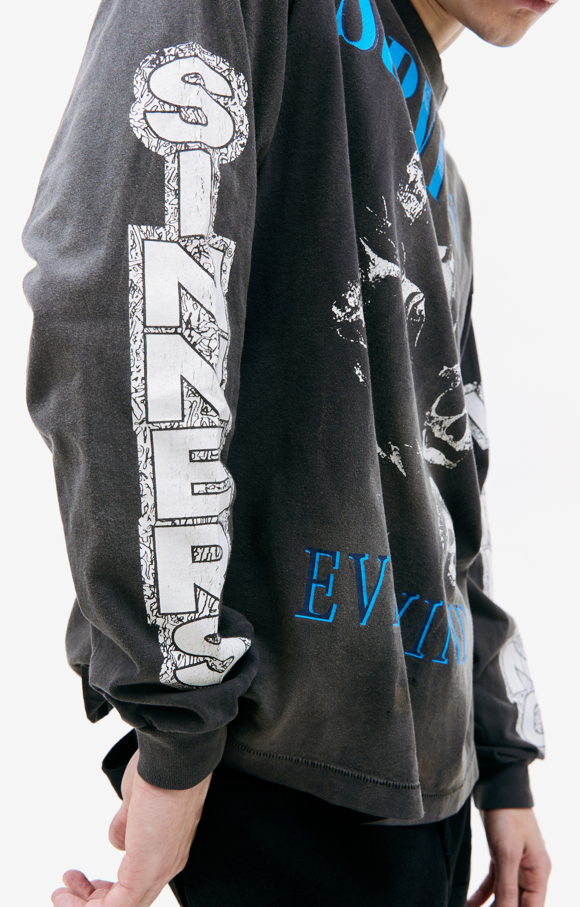 Saint Michael Лонгслив с принтом \'Survive\'