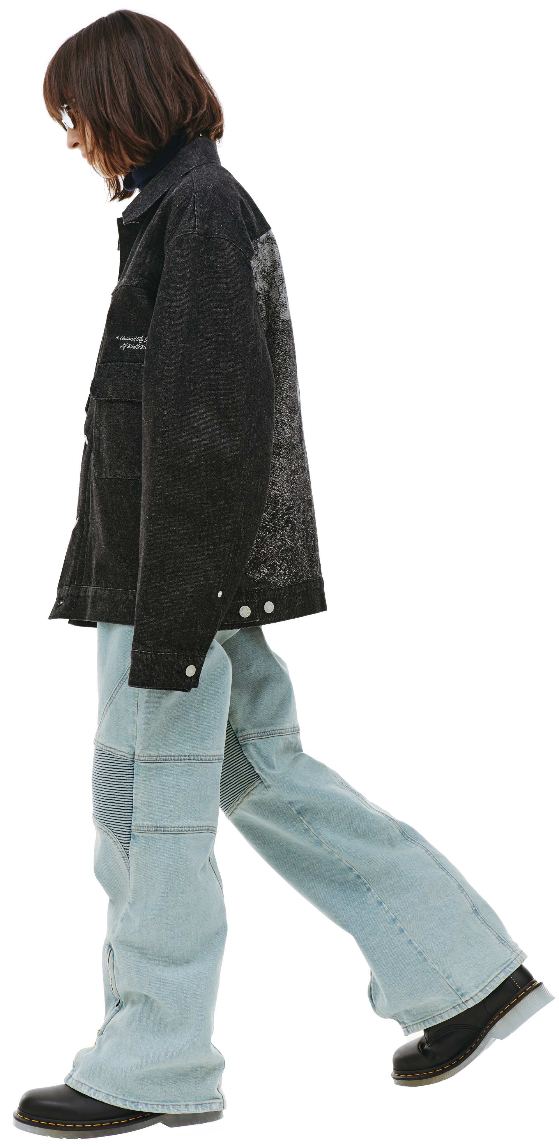 Undercover Джинсовая куртка с принтом