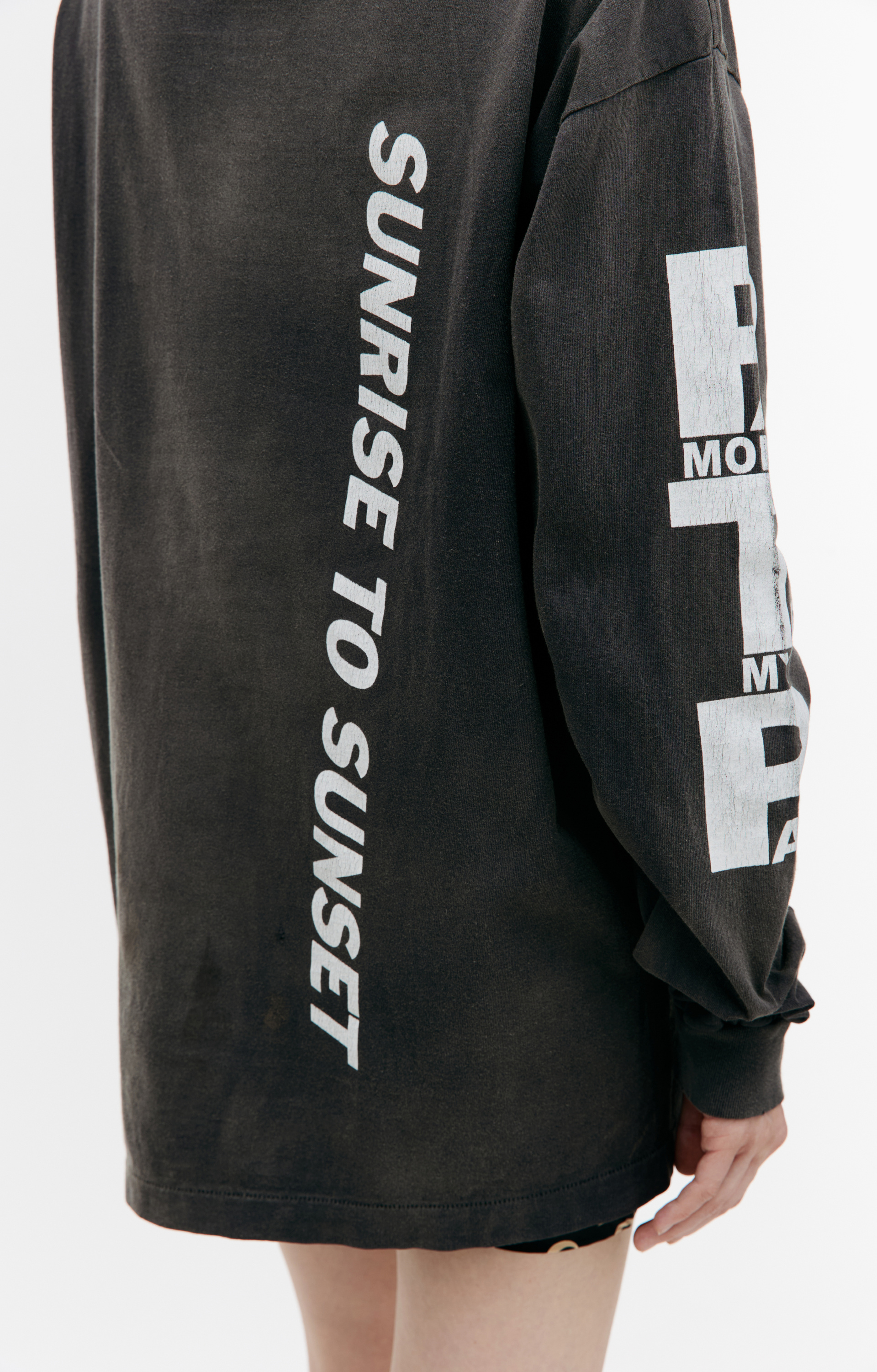 Saint Mxxxxxx Оверсайз лонгслив с принтом PAY MONEY