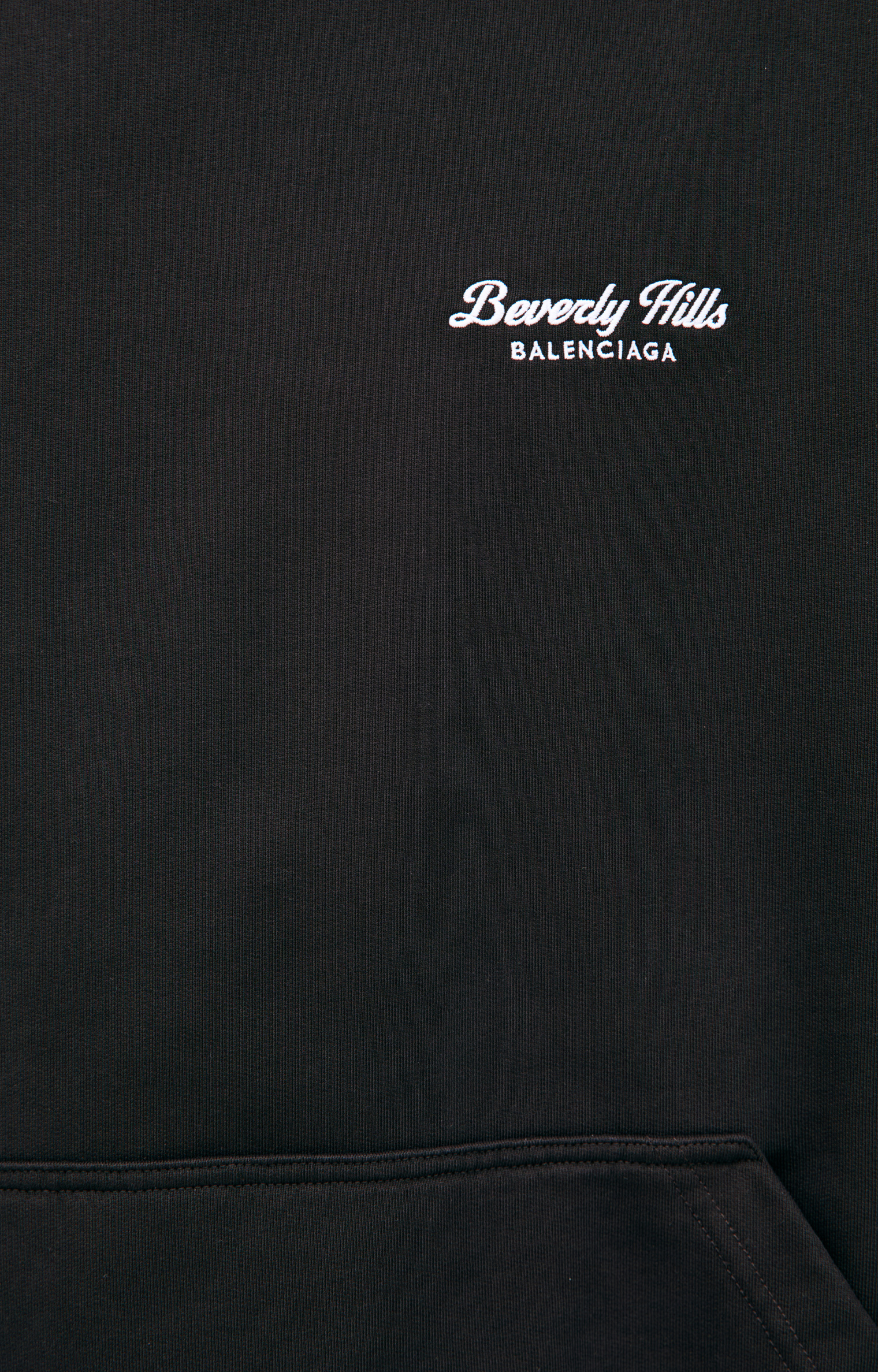 Balenciaga Черное худи \'Beverly Hills\'
