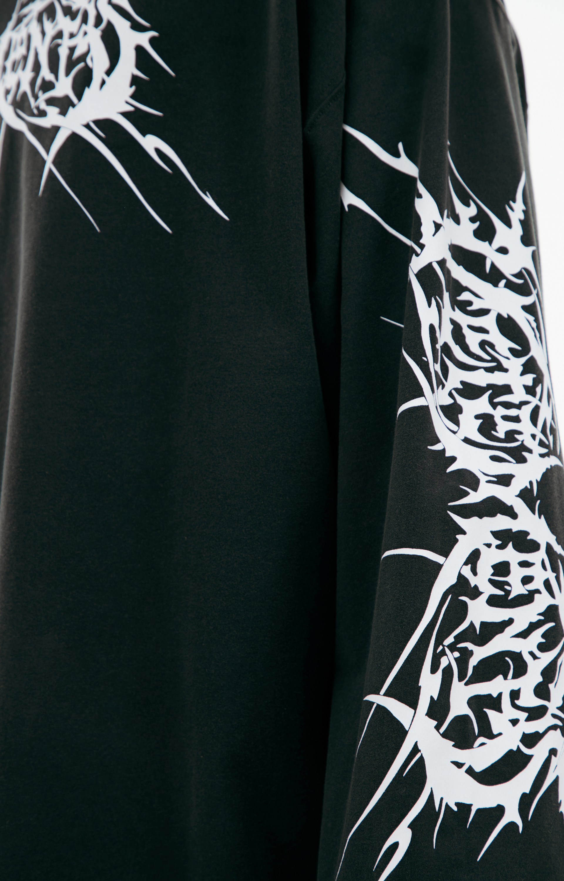 VETEMENTS Хлопковый лонгслив с принтом