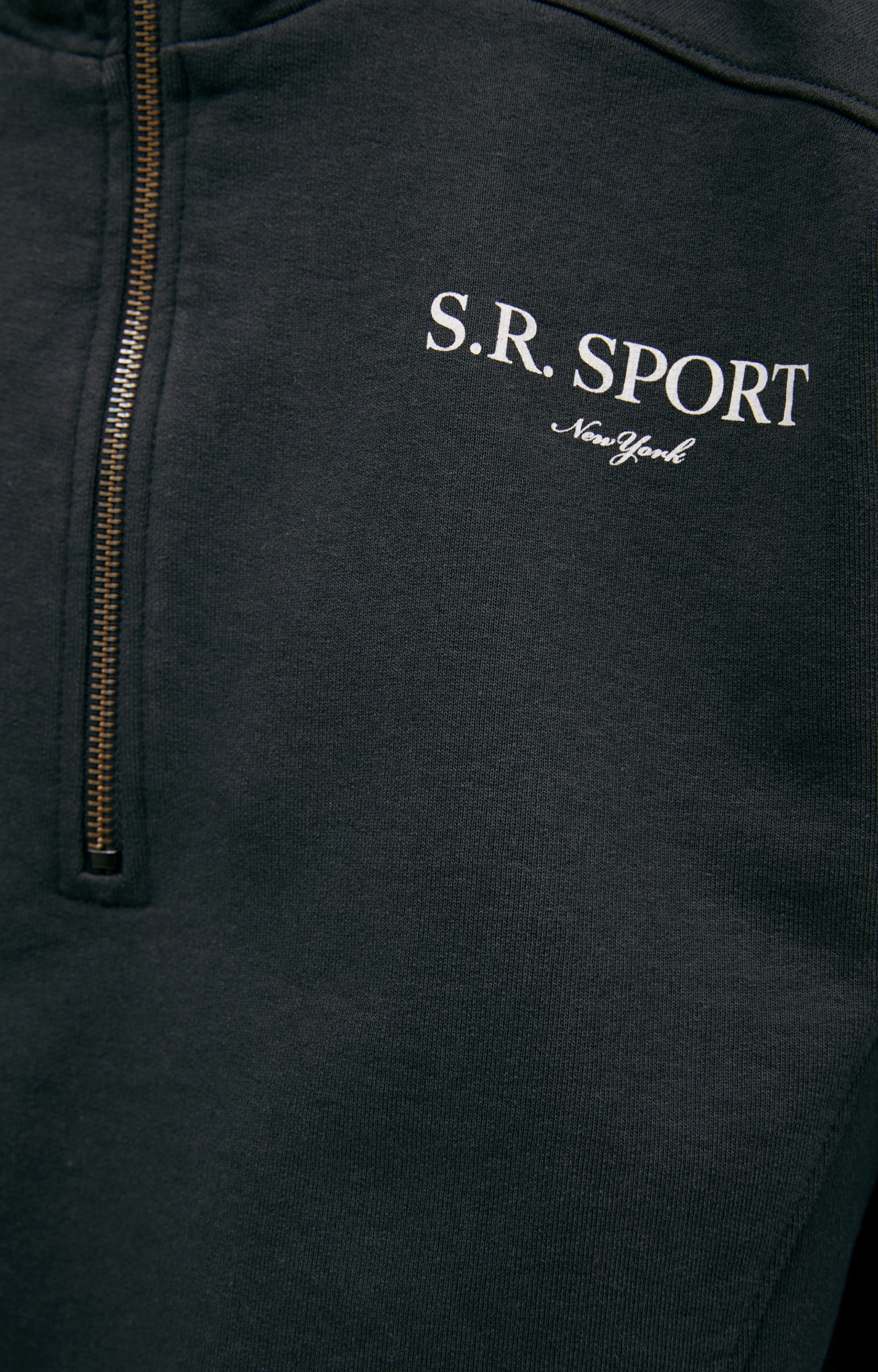 SPORTY & RICH Свитшот с высоким воротом