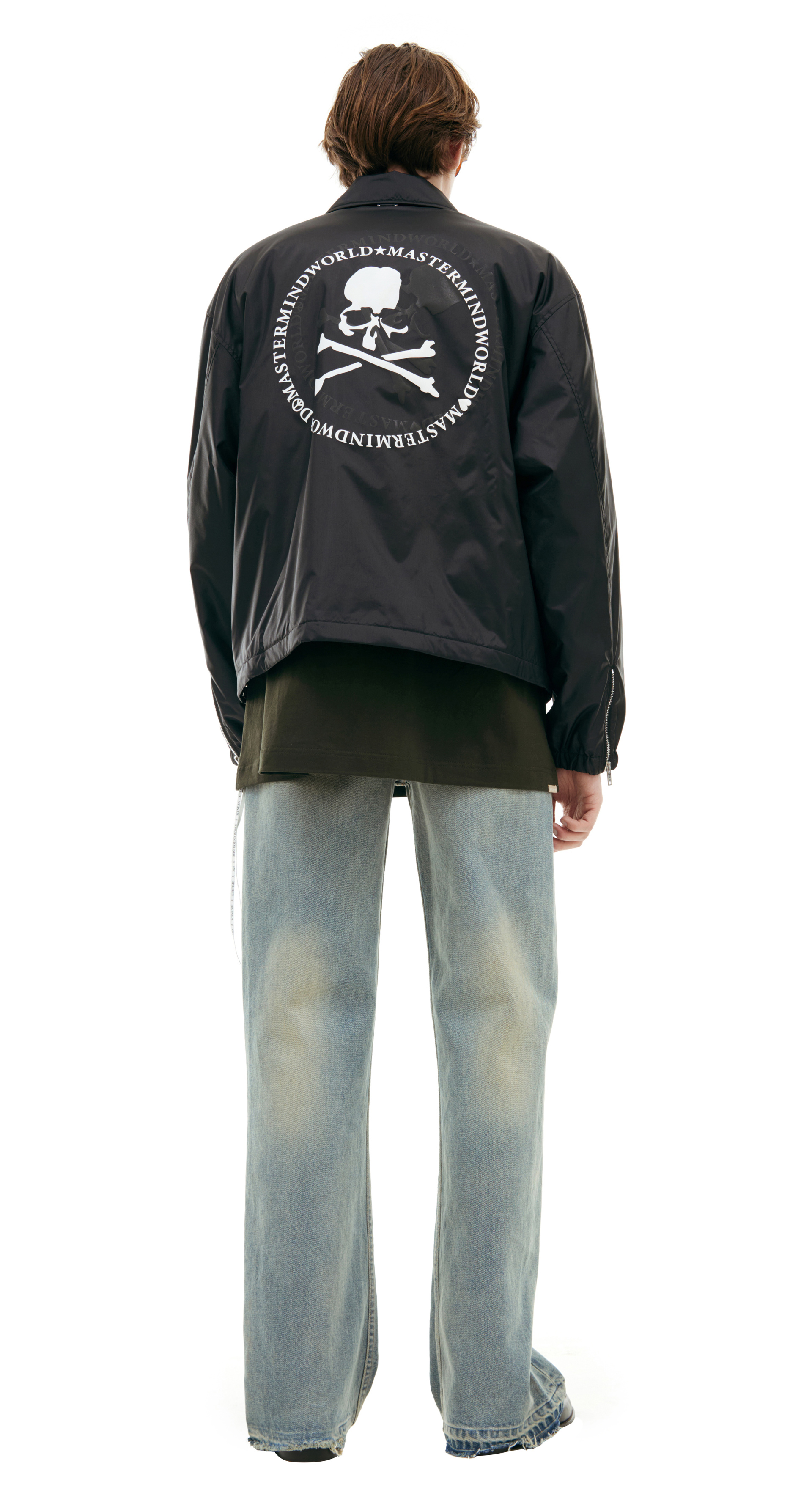 Mastermind WORLD Черная куртка на пуговицах