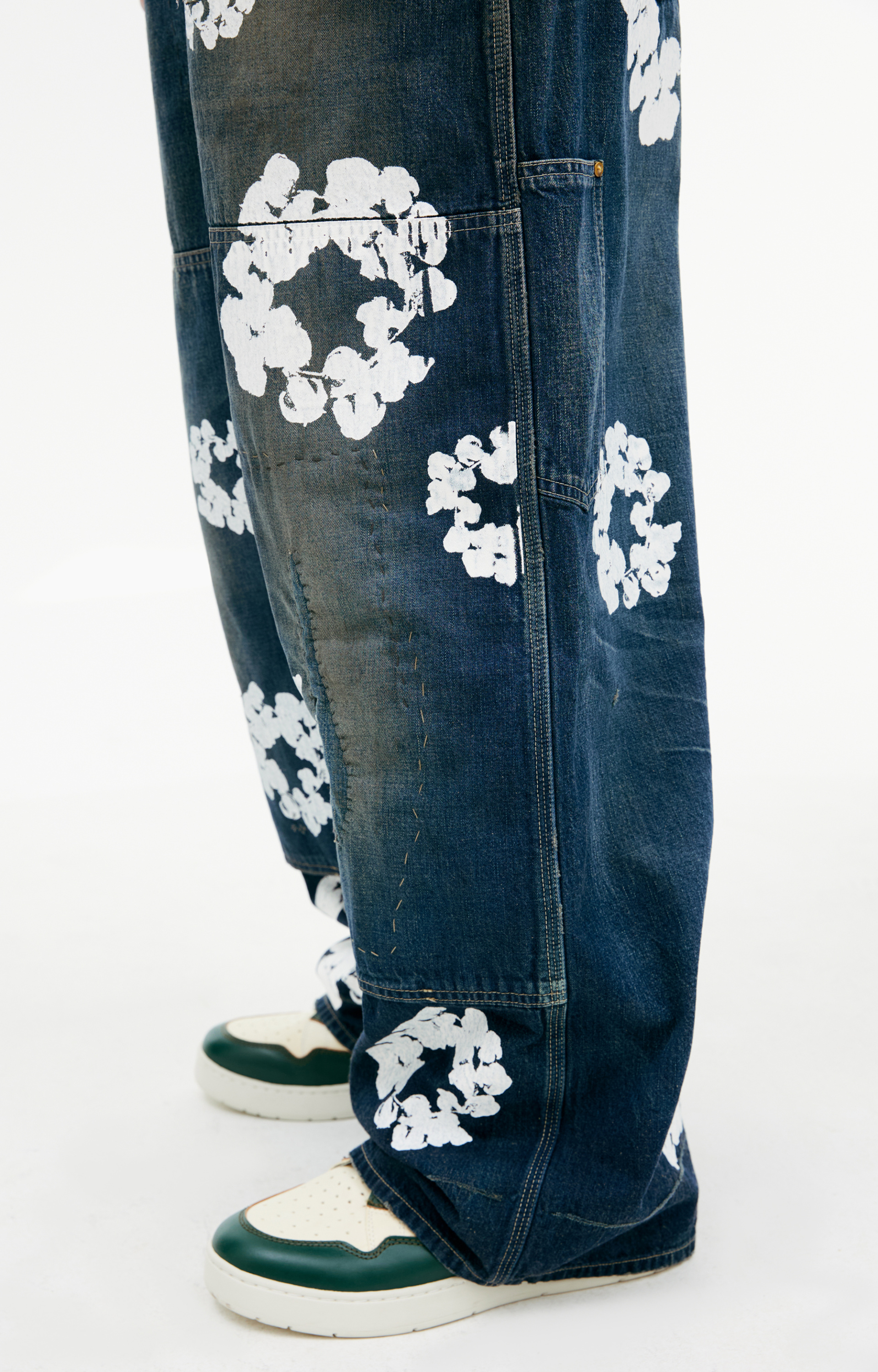 Saint Mxxxxxx Джинсовый комбинезон с цветами