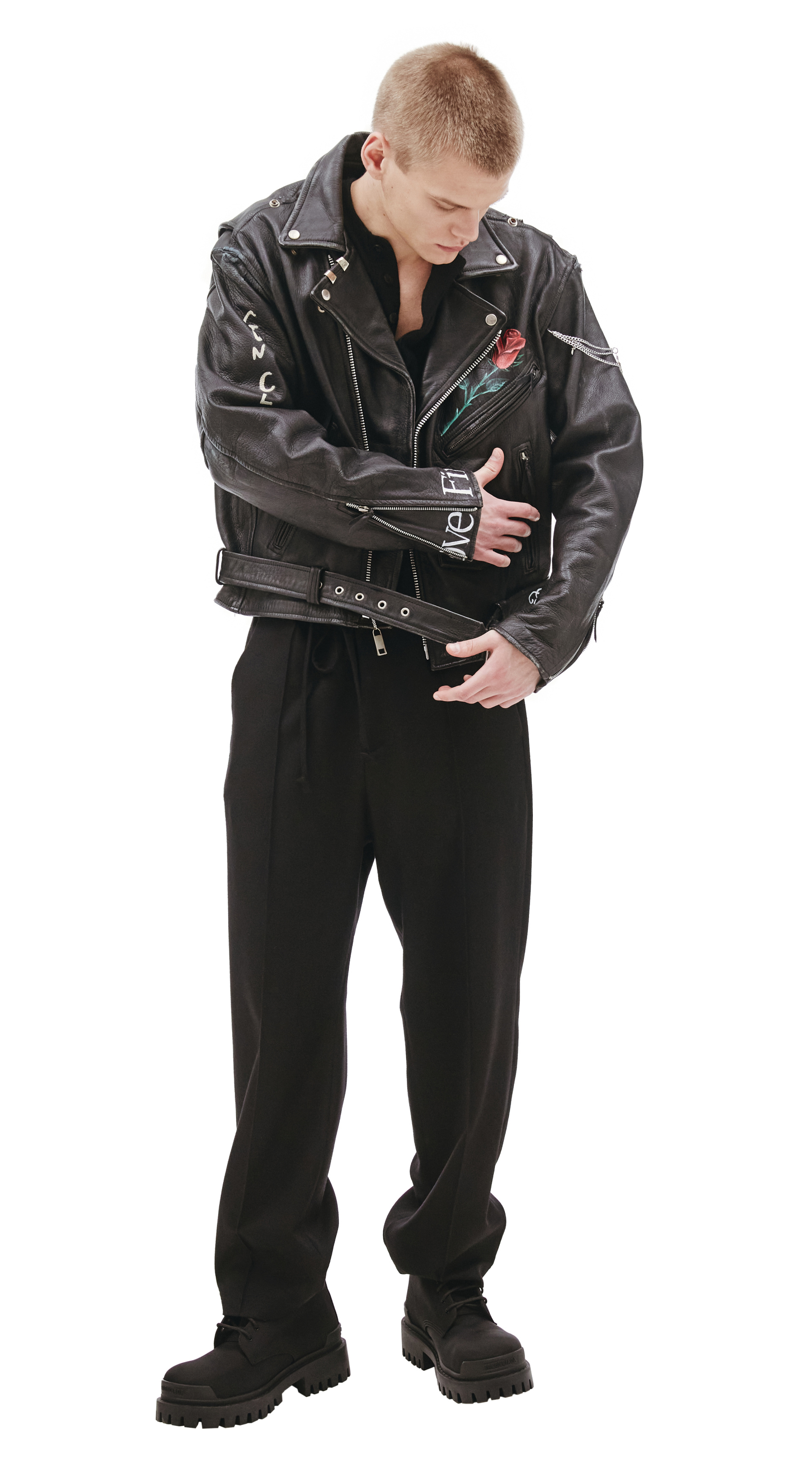 Enfants Riches Déprimés Кожаная куртка ERD X SVMOSCOW