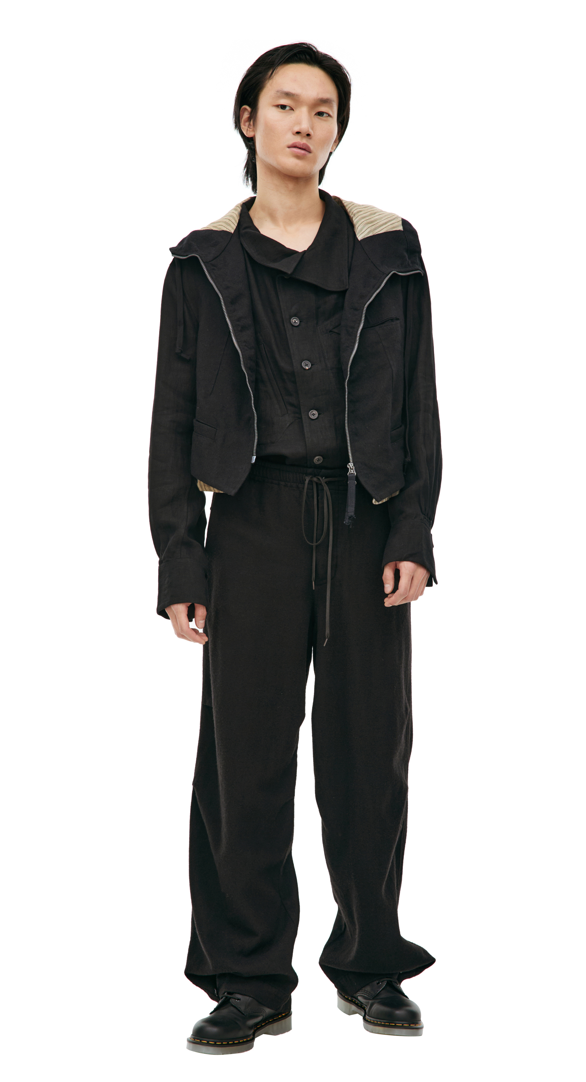 Ziggy Chen Кашемировый жилет с капюшоном