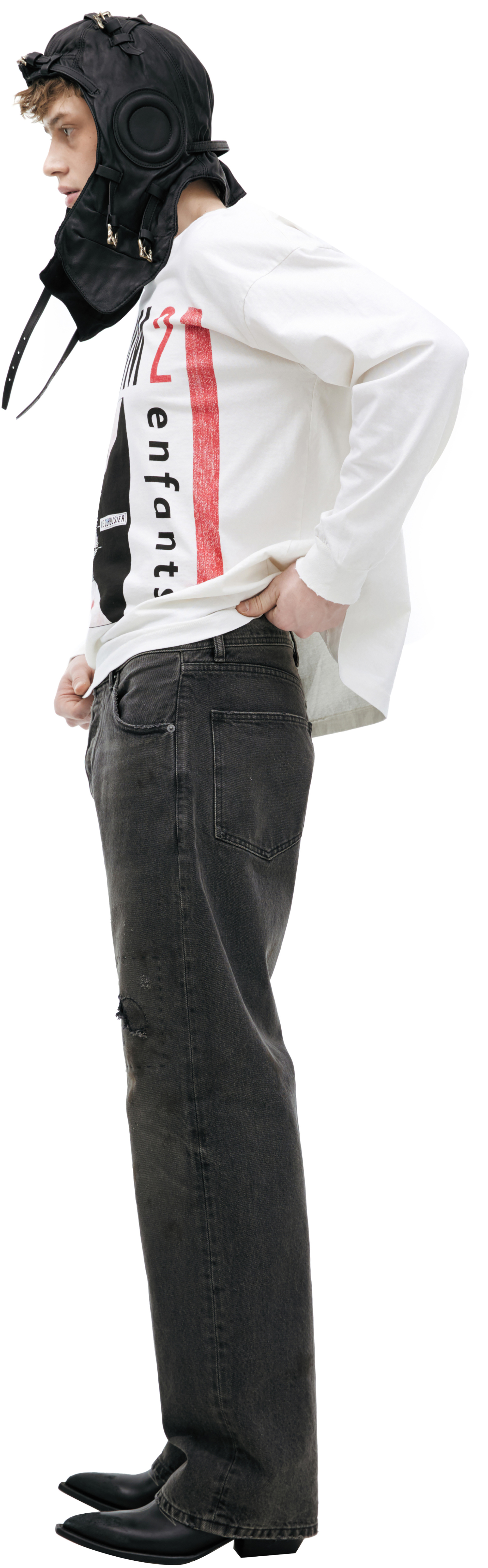 Enfants Riches Déprimés Джинсы с эффектом потертостей