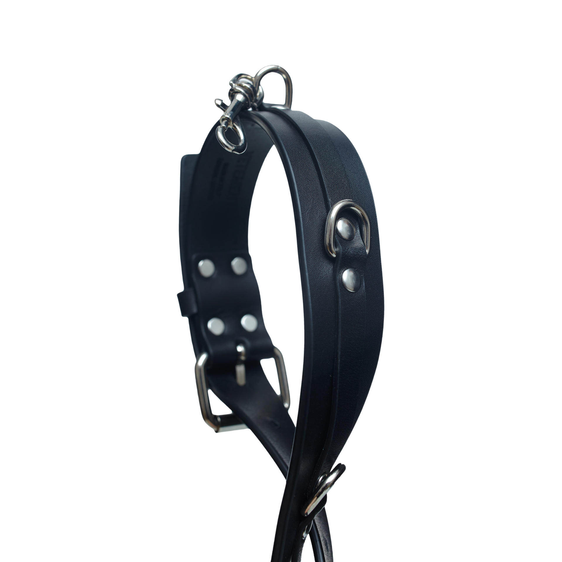 VETEMENTS Кожаный ремень с карабинами