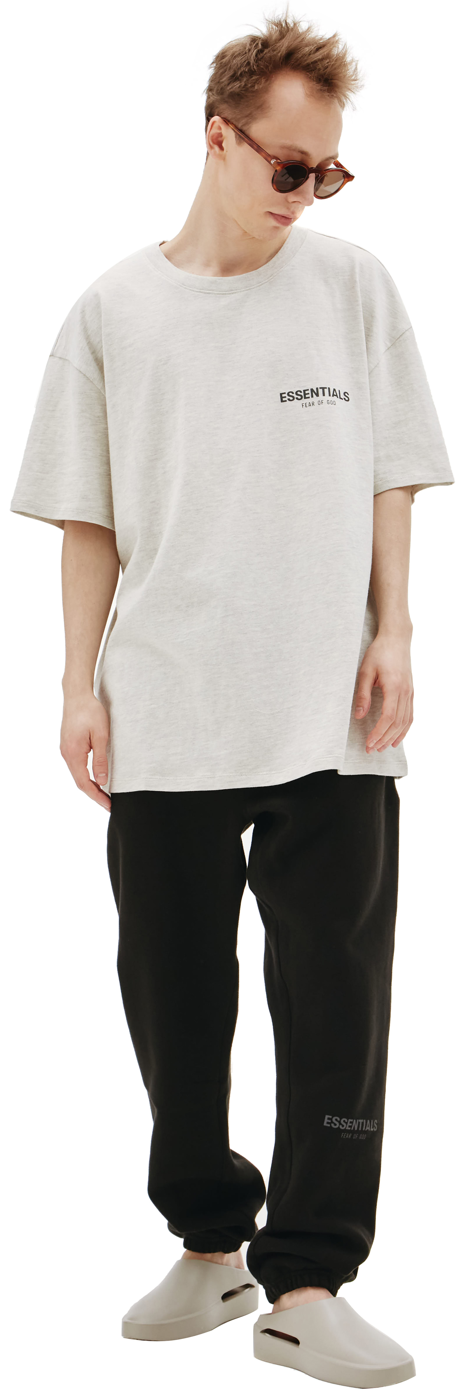 Fear of God Essentials Хлопковая футболка с логотипом