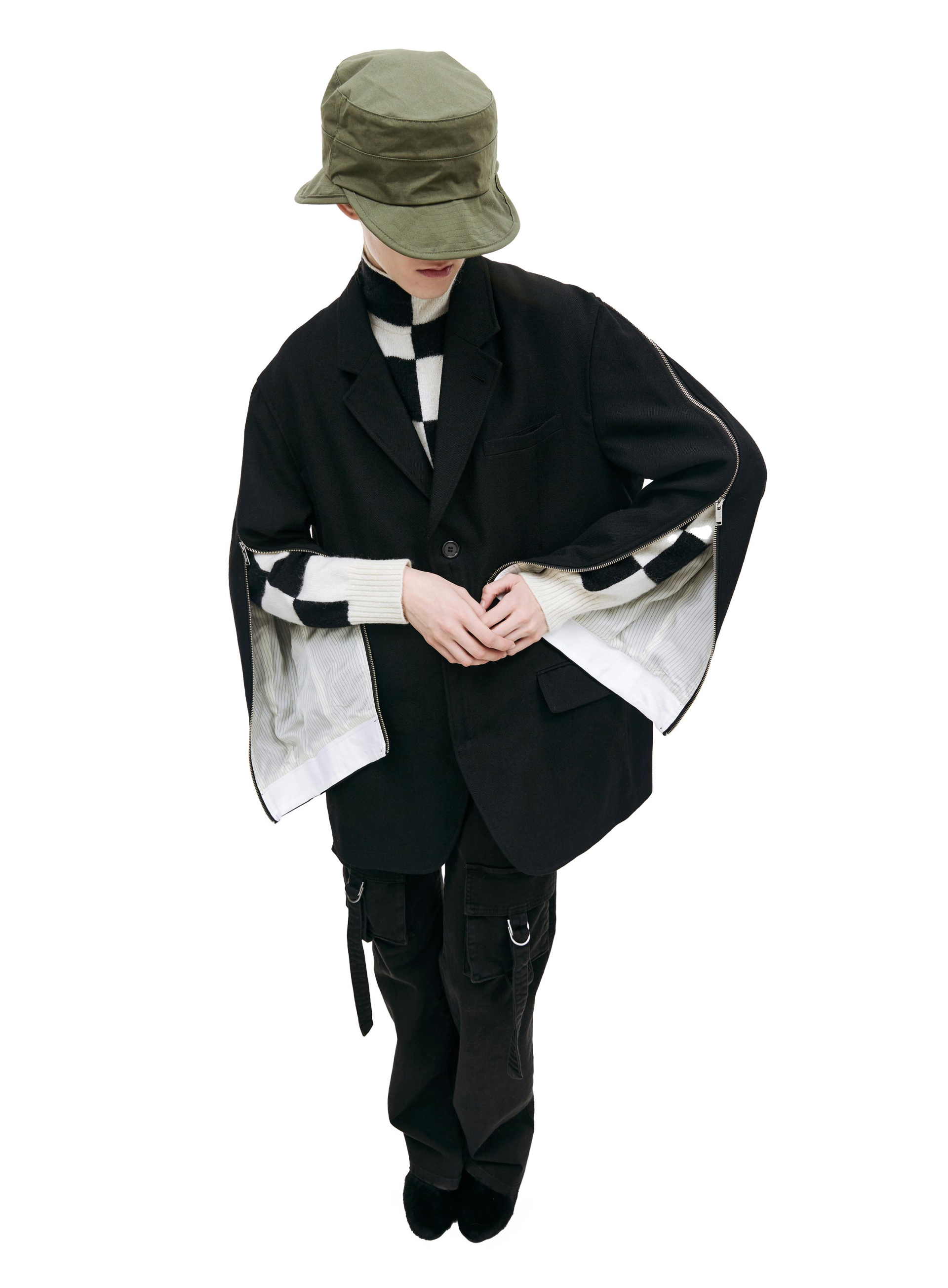 Undercover Шерстяной пиджак с молниями