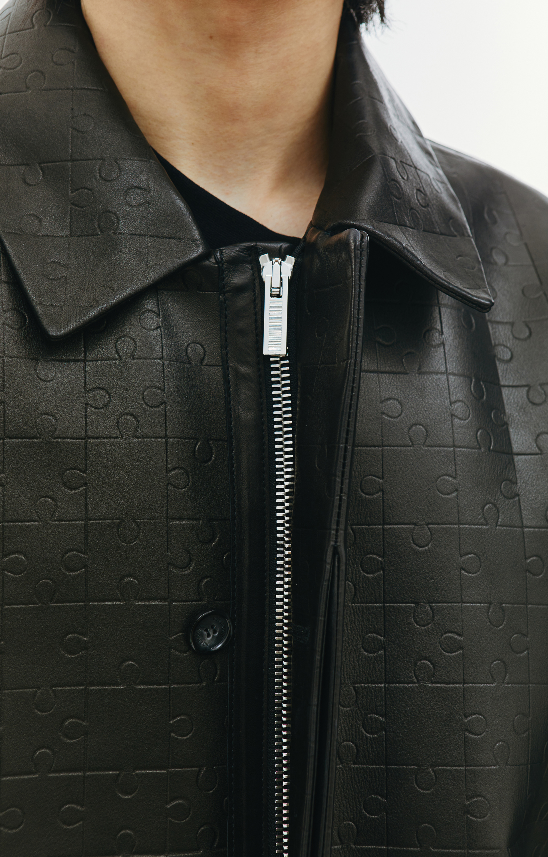 VTMNTS Кожаное оверсайз пальто