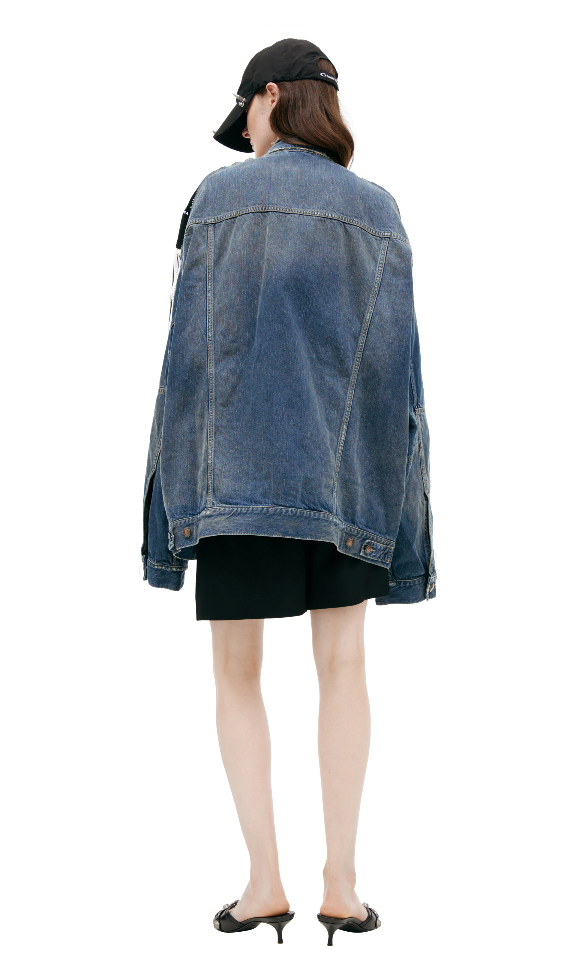 Balenciaga Джинсовая куртка с лампасами