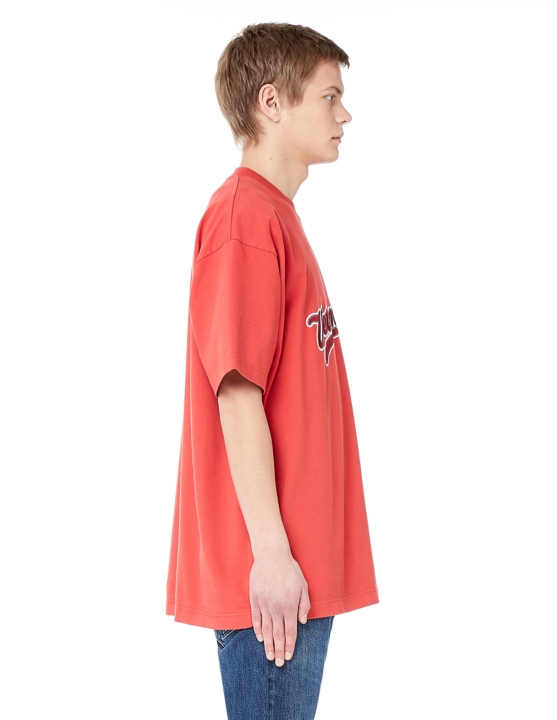 VETEMENTS Хлопковая футболка Bro