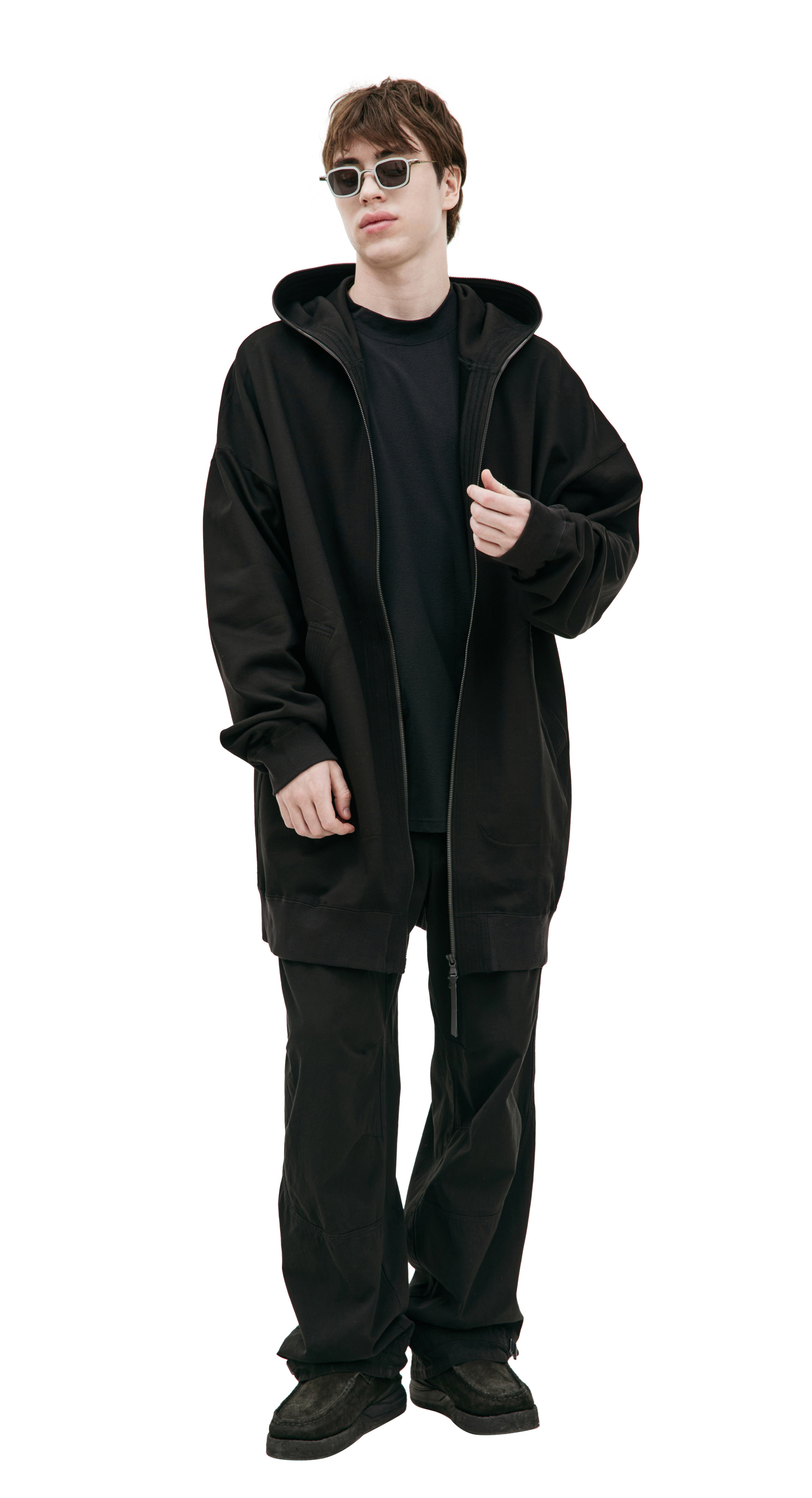 The Viridi-Anne Оверсайз худи на молнии