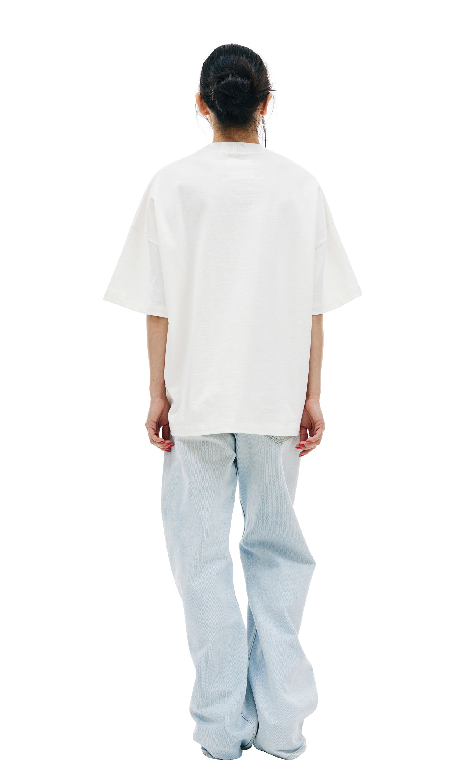Jil Sander Оверсайз футболка с логотипом