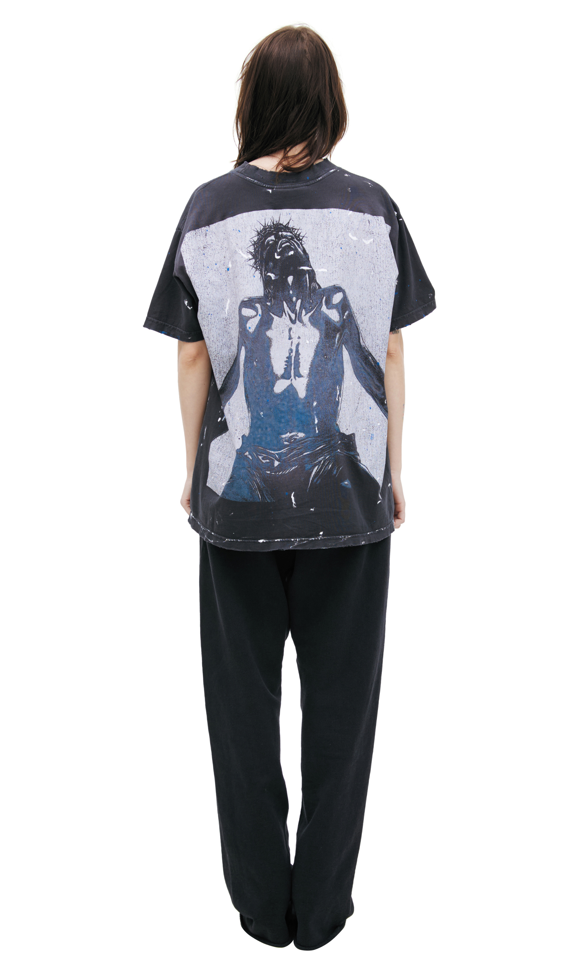 Hellstar Черная футболка с принтом