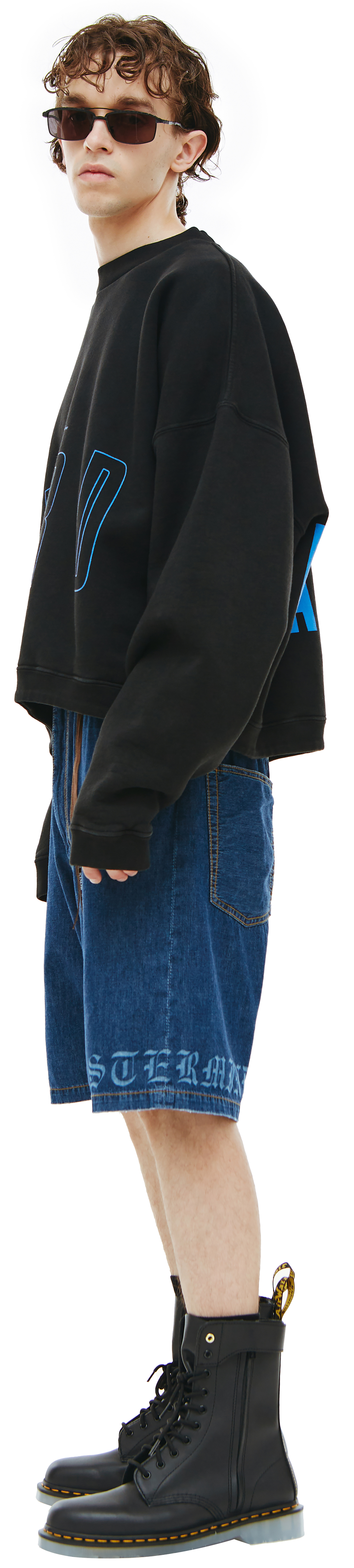 Enfants Riches Déprimés Укороченный свитшот с принтом