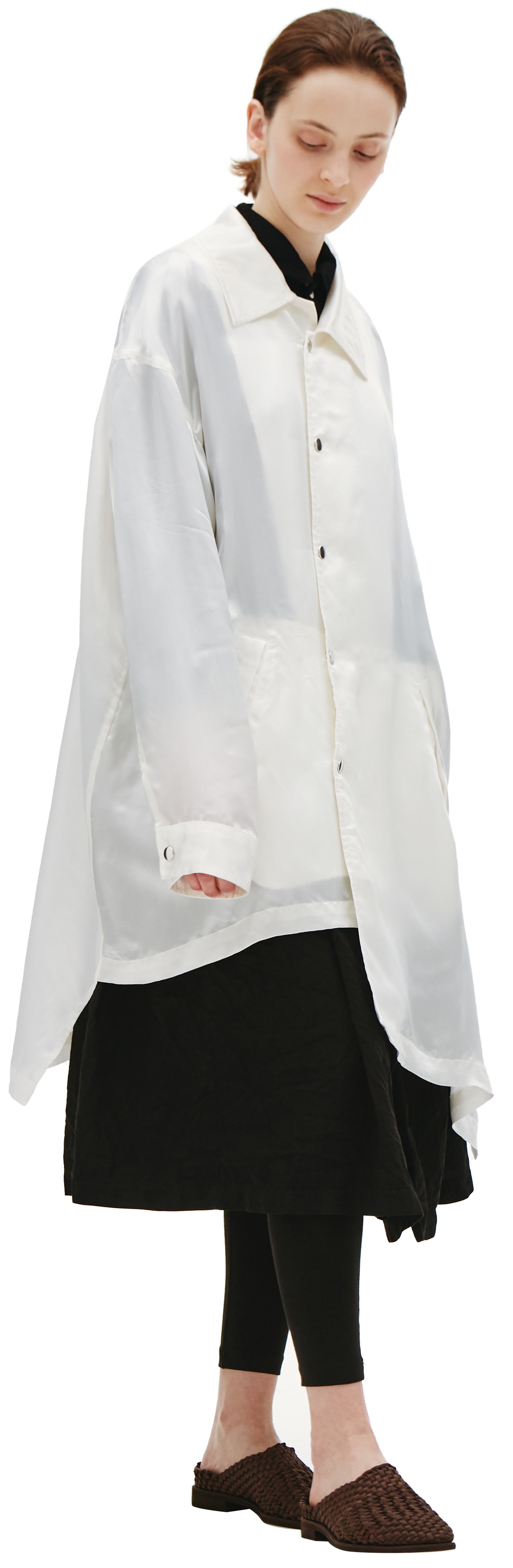 Comme des Garcons Homme plus Асимметричное пальто на кнопках