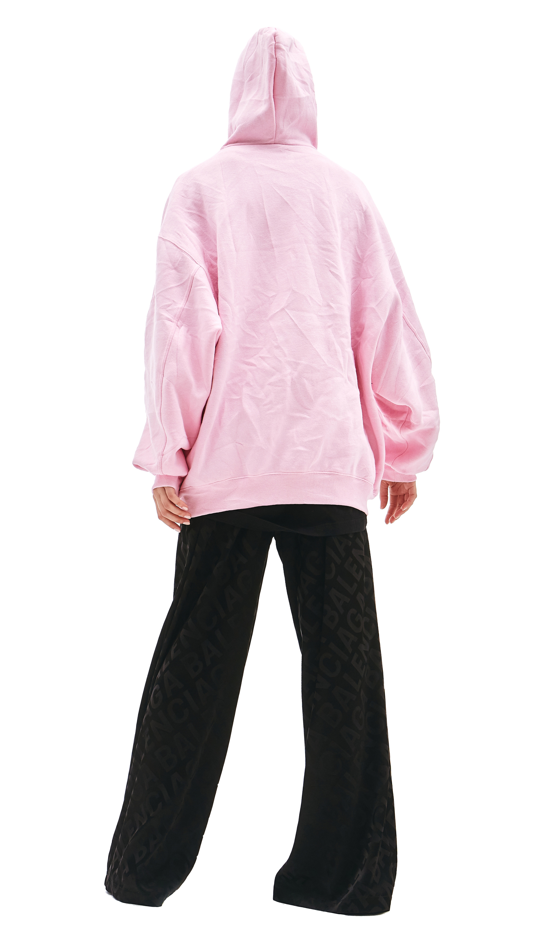 Balenciaga Розовое худи Languages