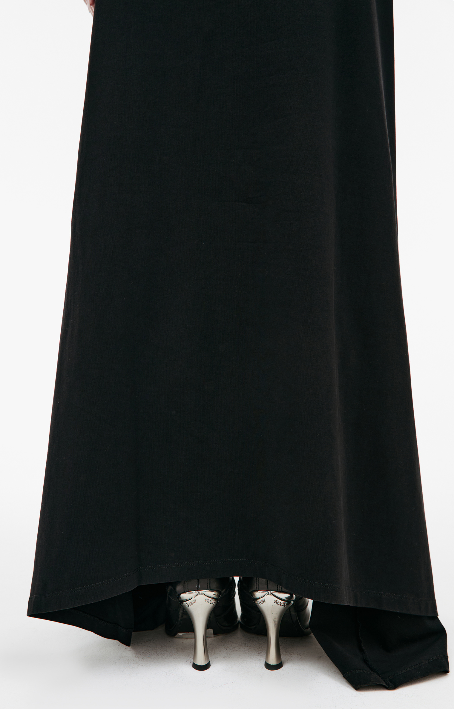 VETEMENTS Асимметричное платье с логотипом