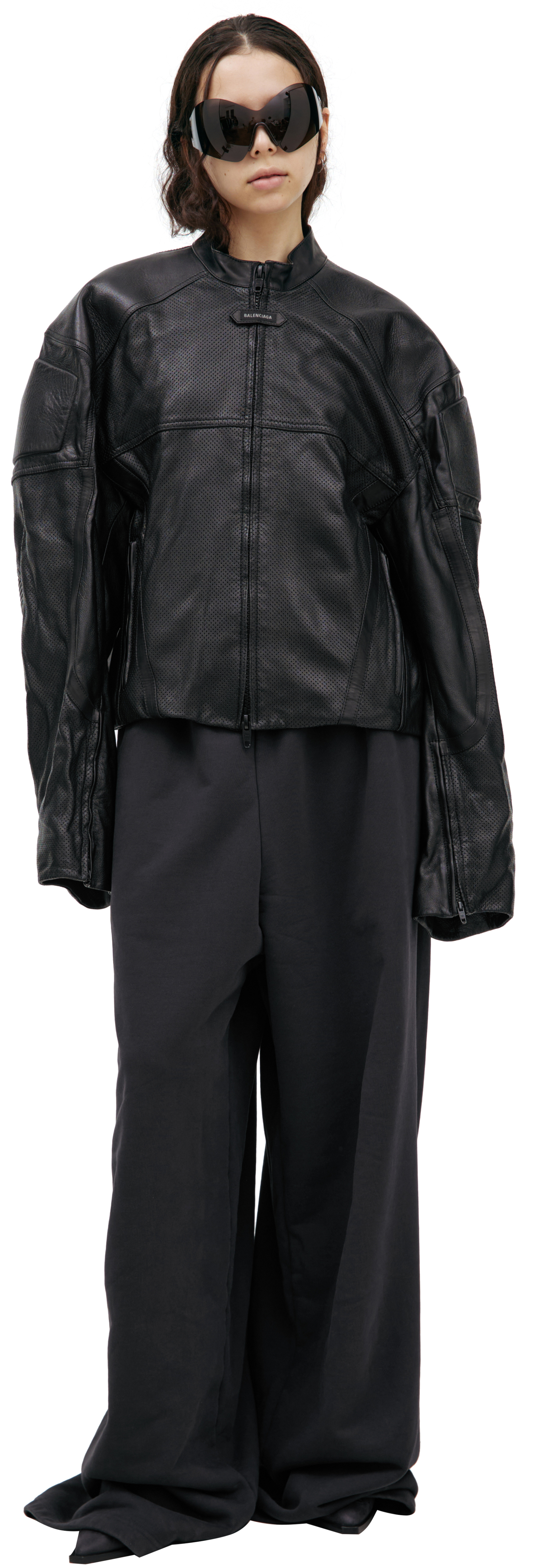 Balenciaga Черная куртка из кожи