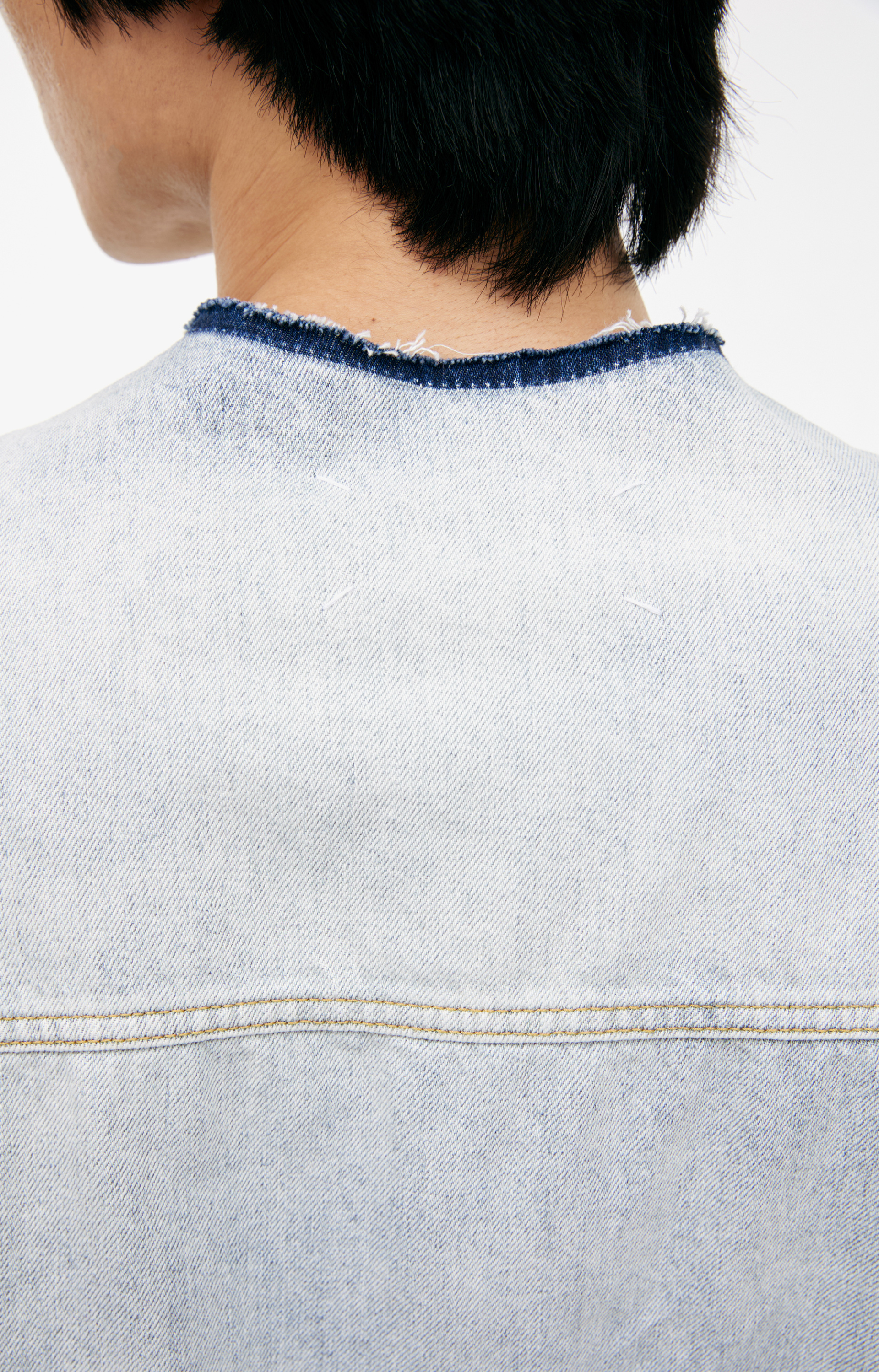 Maison Margiela Джинсовая куртка с контрастными швами