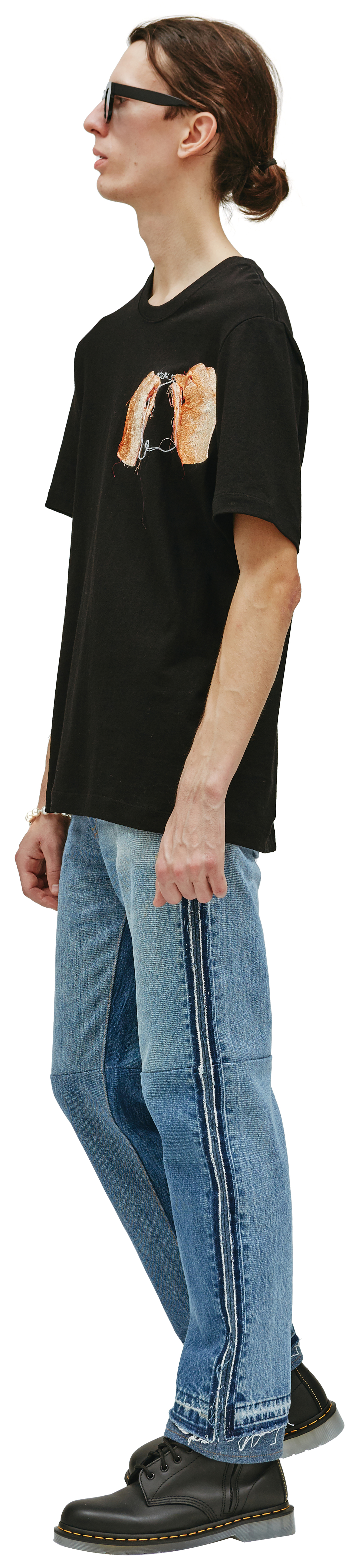 Doublet Хлопковая футболка с вышивкой