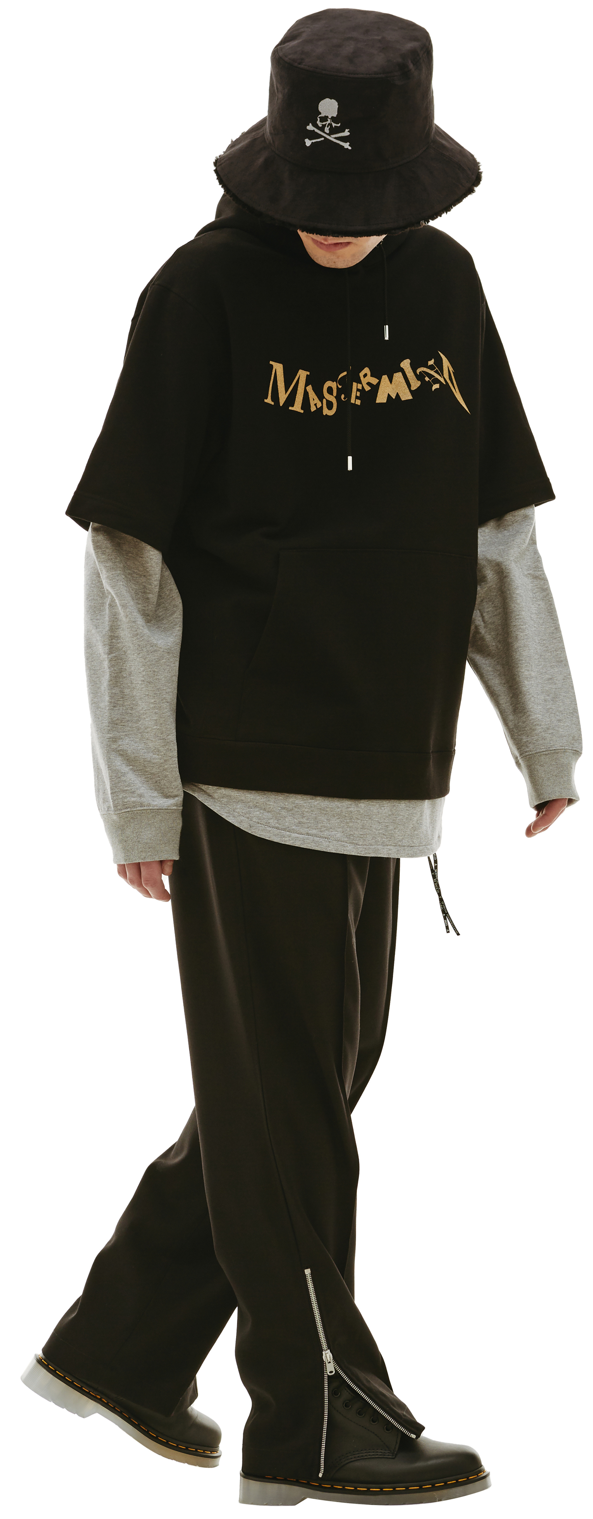 Mastermind WORLD Комбинированное худи с логотипом