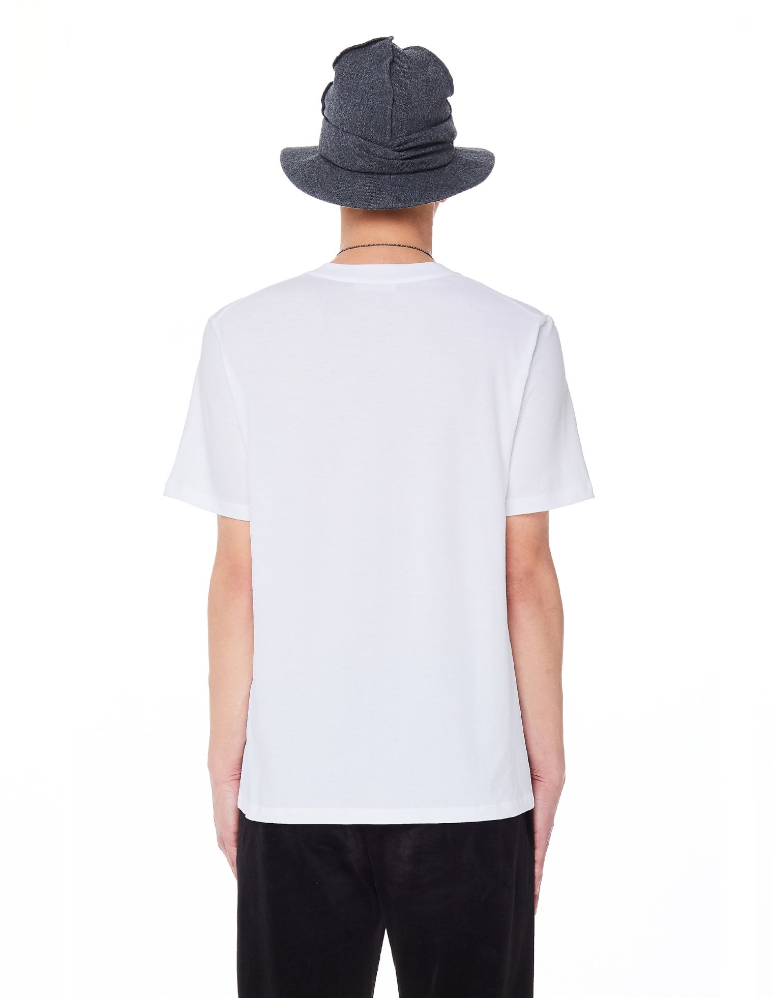 Jil Sander Белая футболка из хлопка