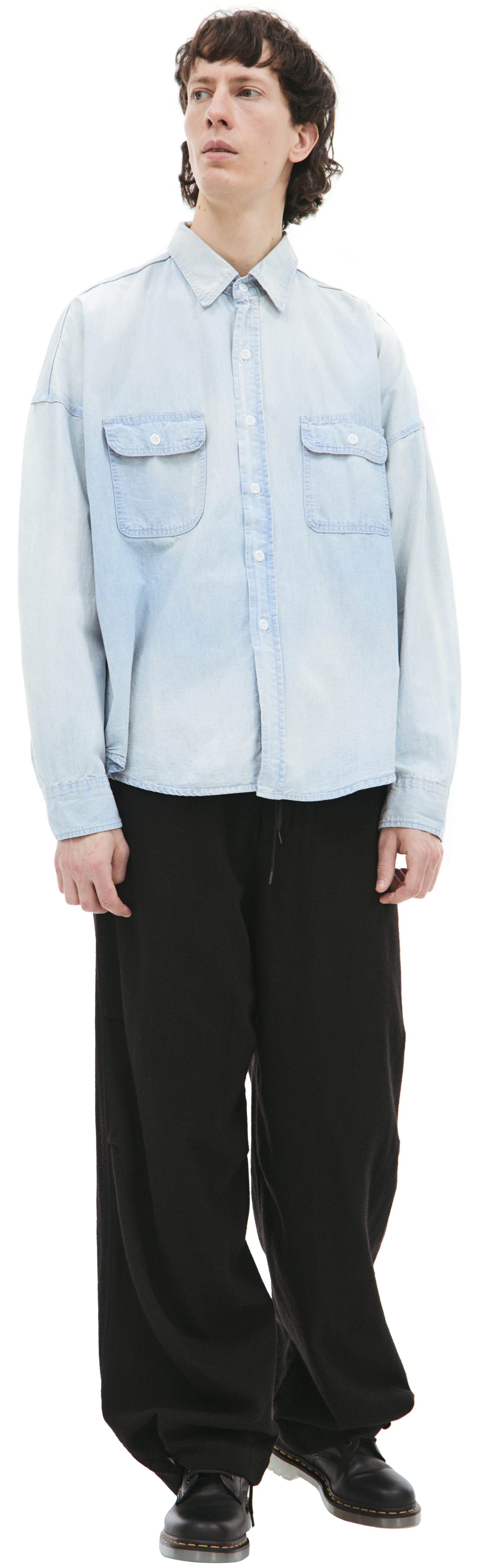 Saint Mxxxxxx Джинсовая рубашка на пуговицах