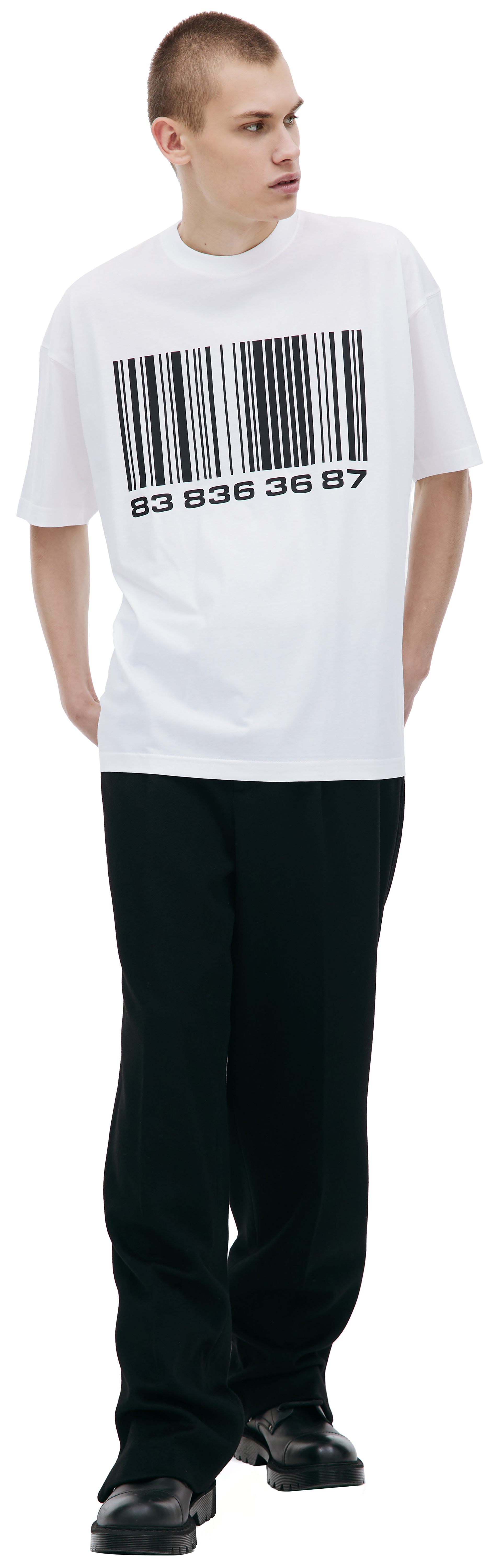 VTMNTS Футболка с принтом Barcode