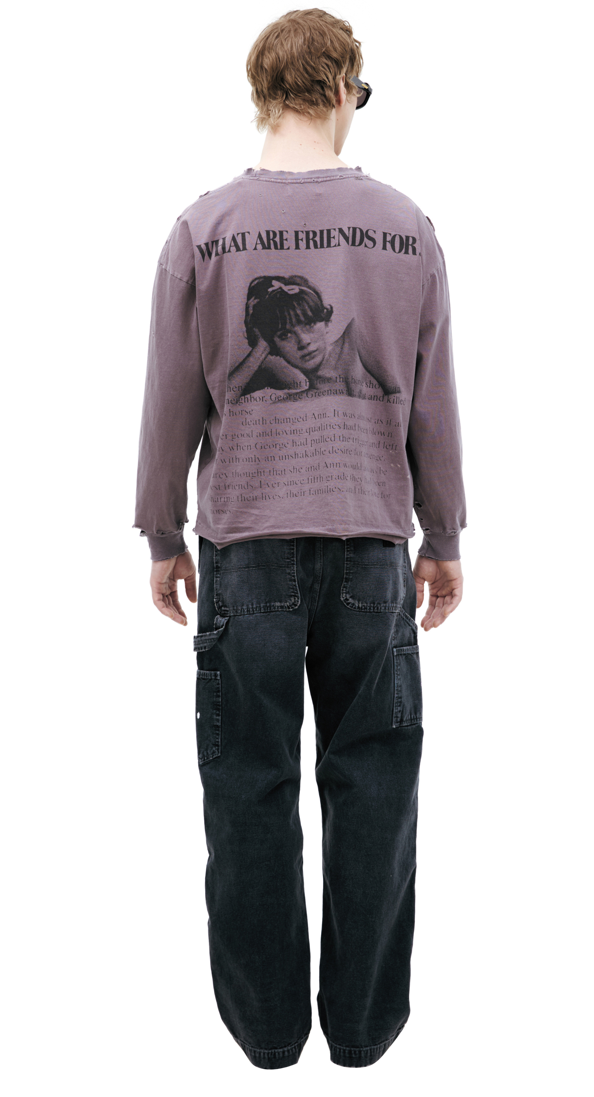 Enfants Riches Déprimés Лонгслив flowers of Anger