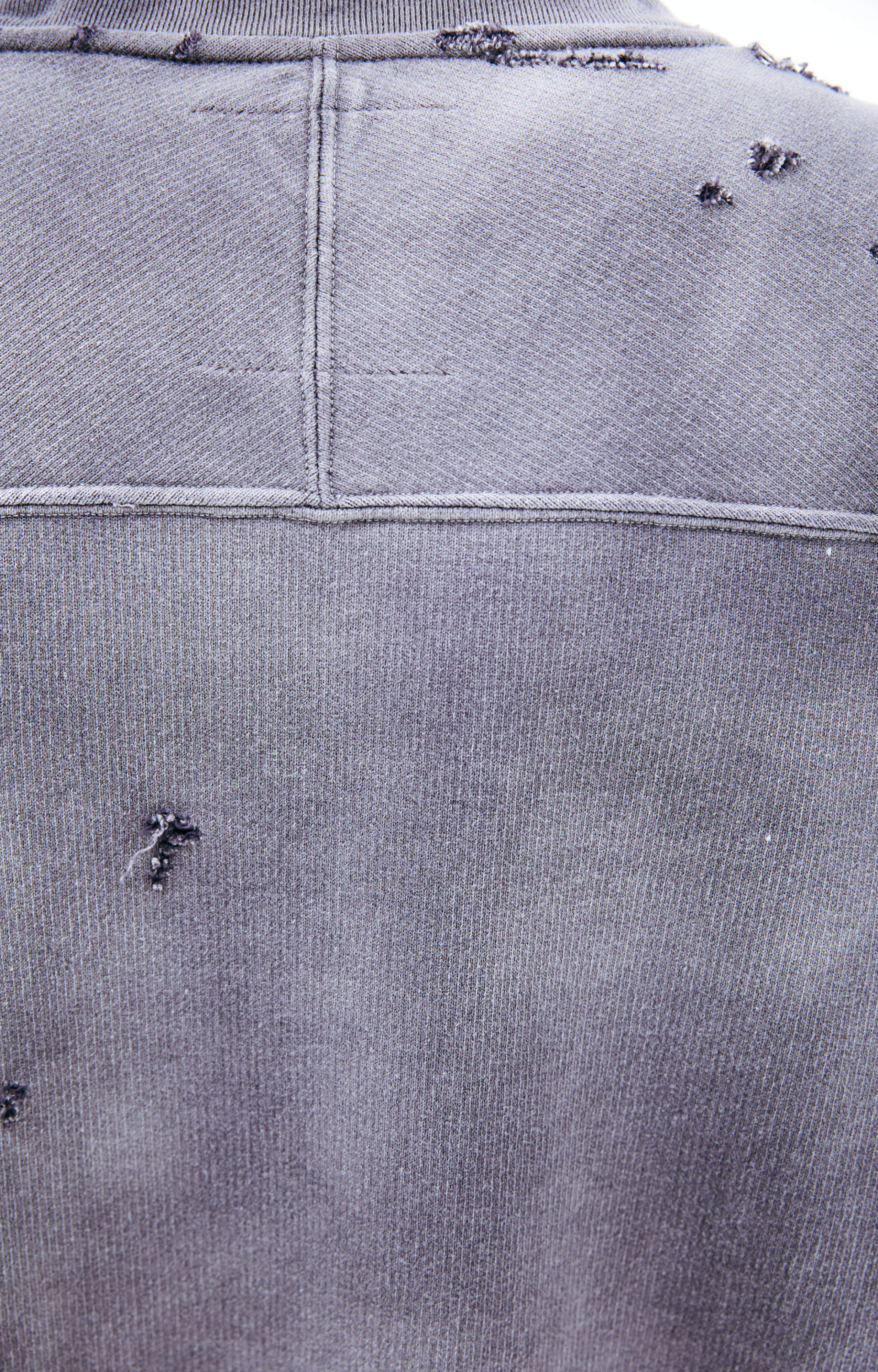 Maison Mihara Yasuhiro Свитшот с эффектом потертостей