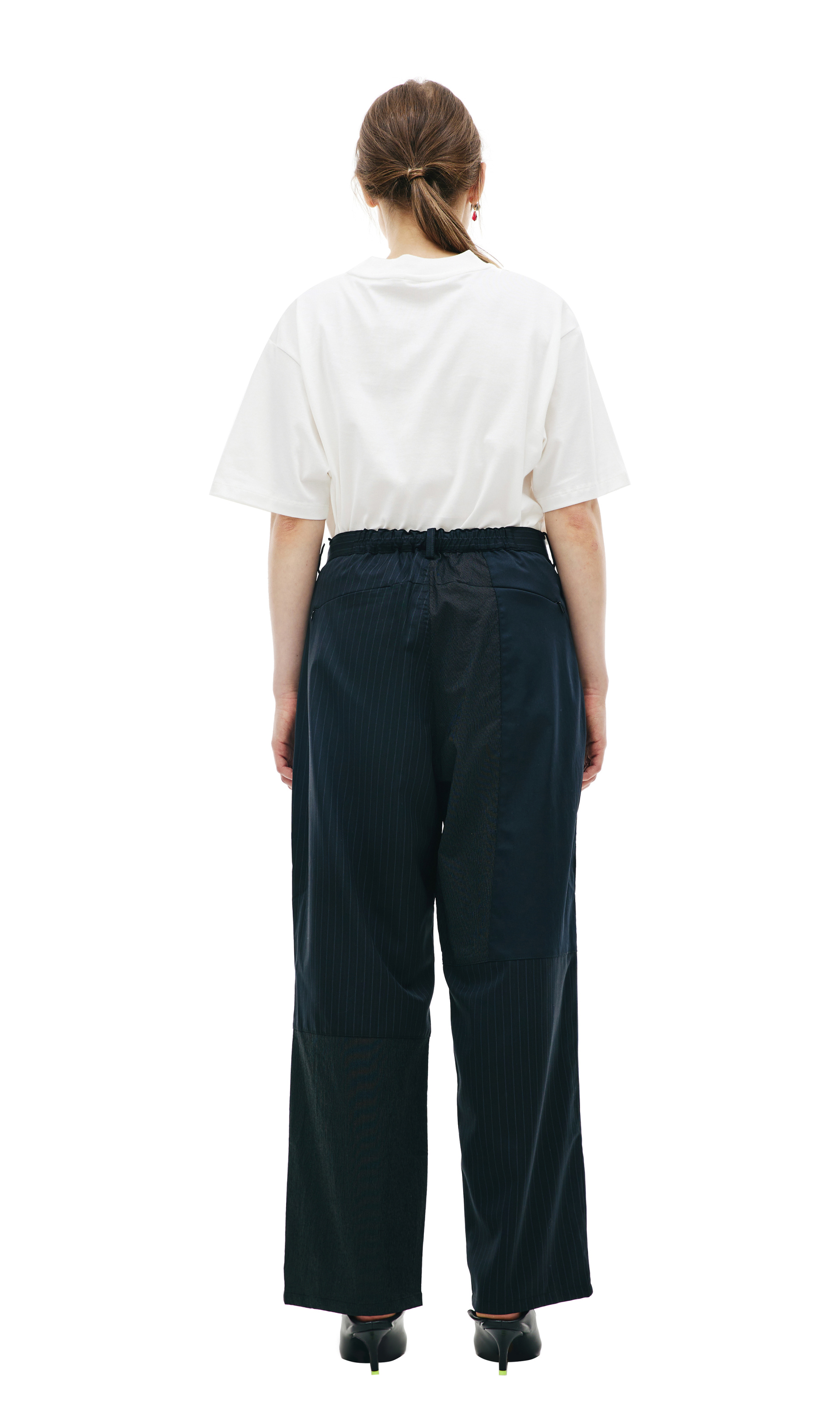 KIMMY Брюки пэчворк в полоску