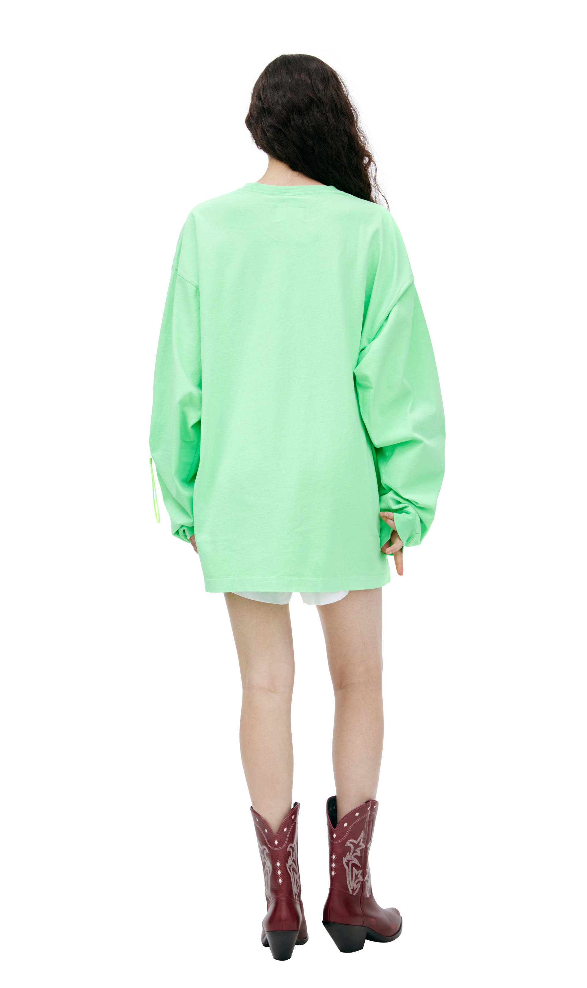 Doublet Хлопковый лонгслив с принтом