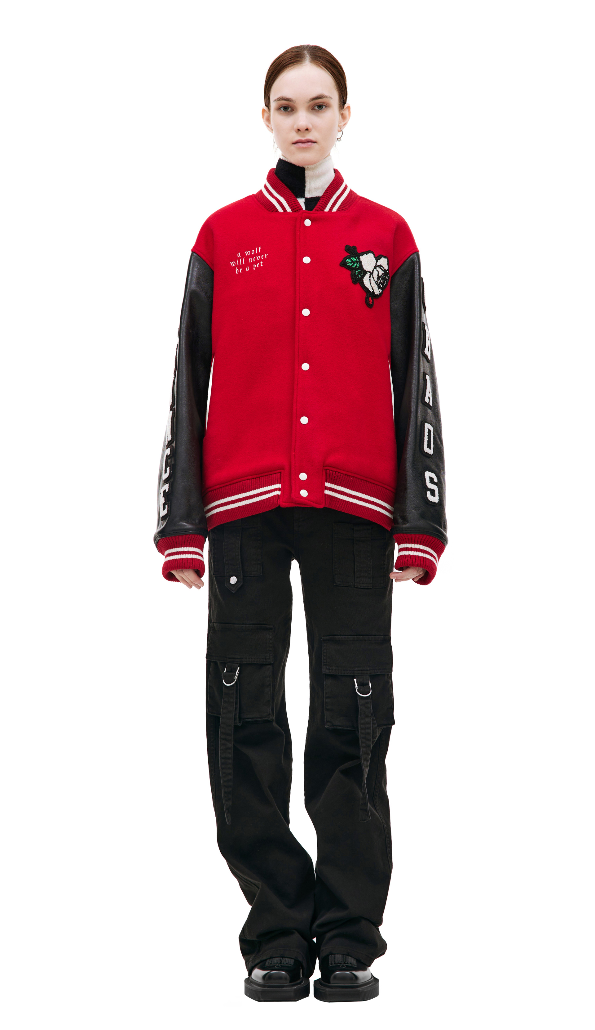 Undercover Комбинированный бомбер с нашивками