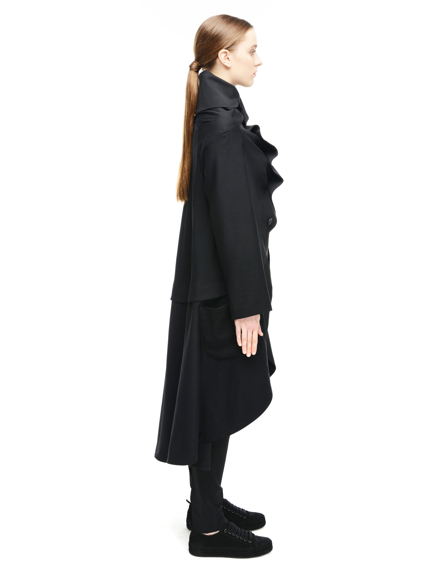 Comme des Garcons Шерстяной плащ