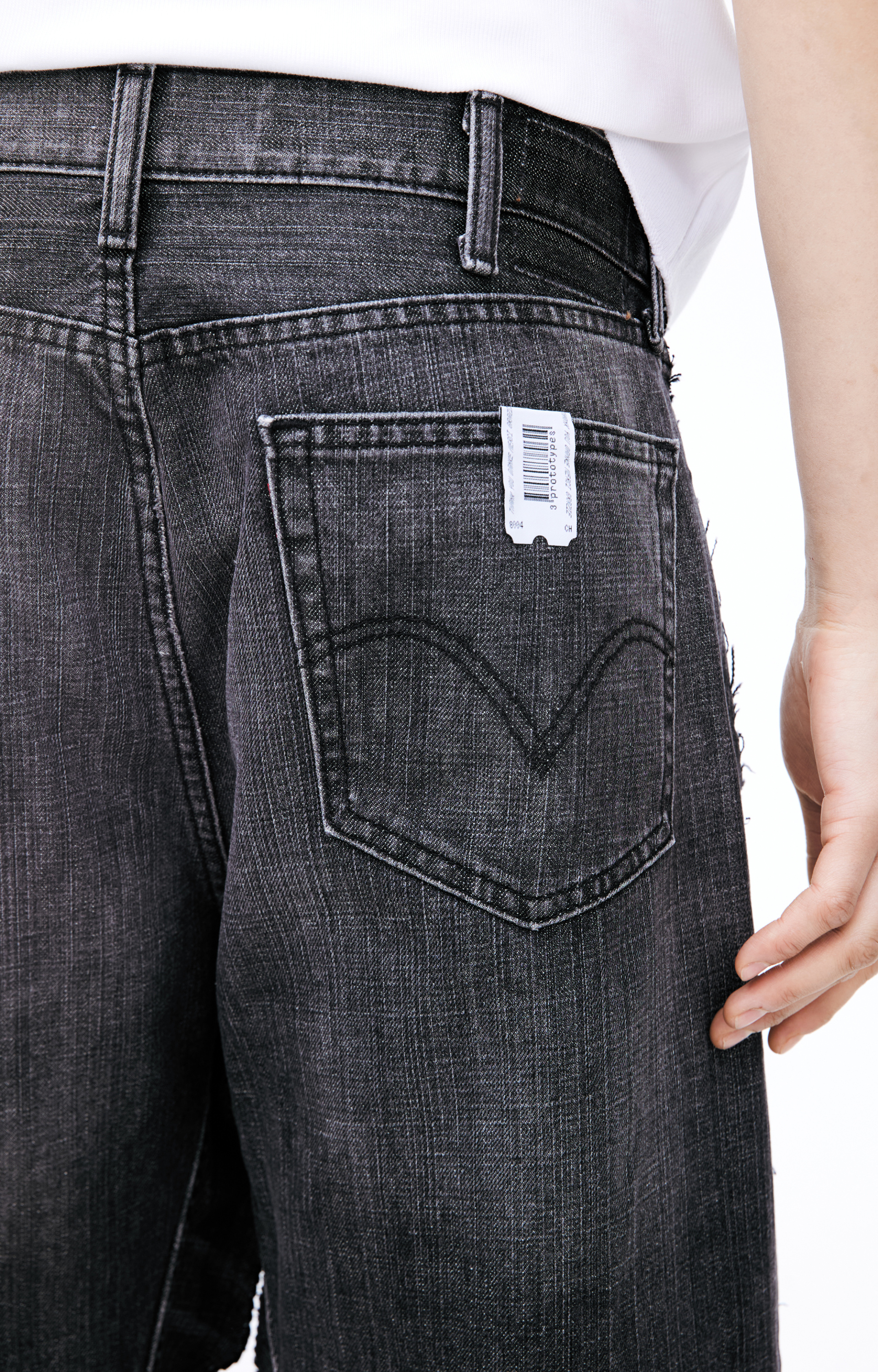 PROTOTYPES Комбинированные джинсовые шорты