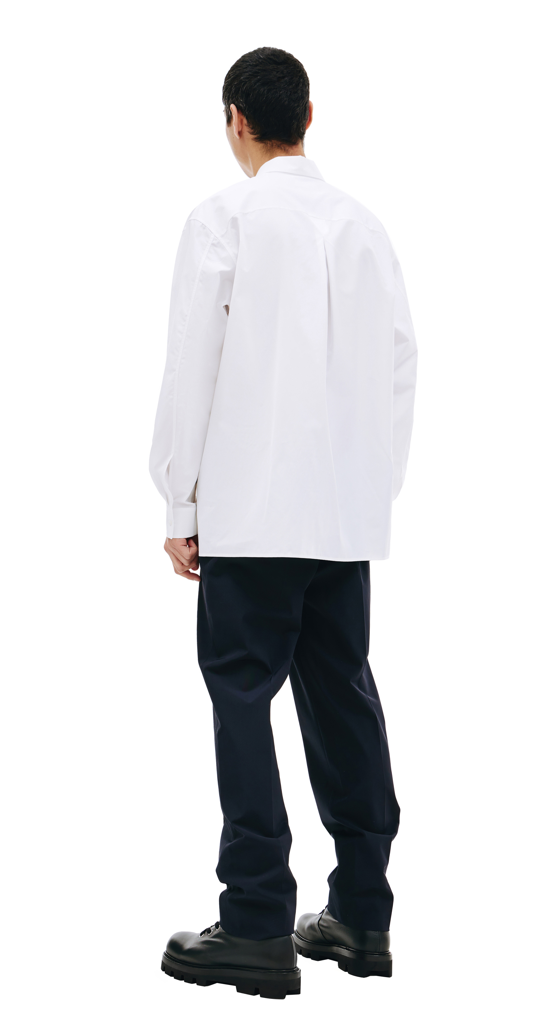 Jil Sander Базовая рубашка из хлопка