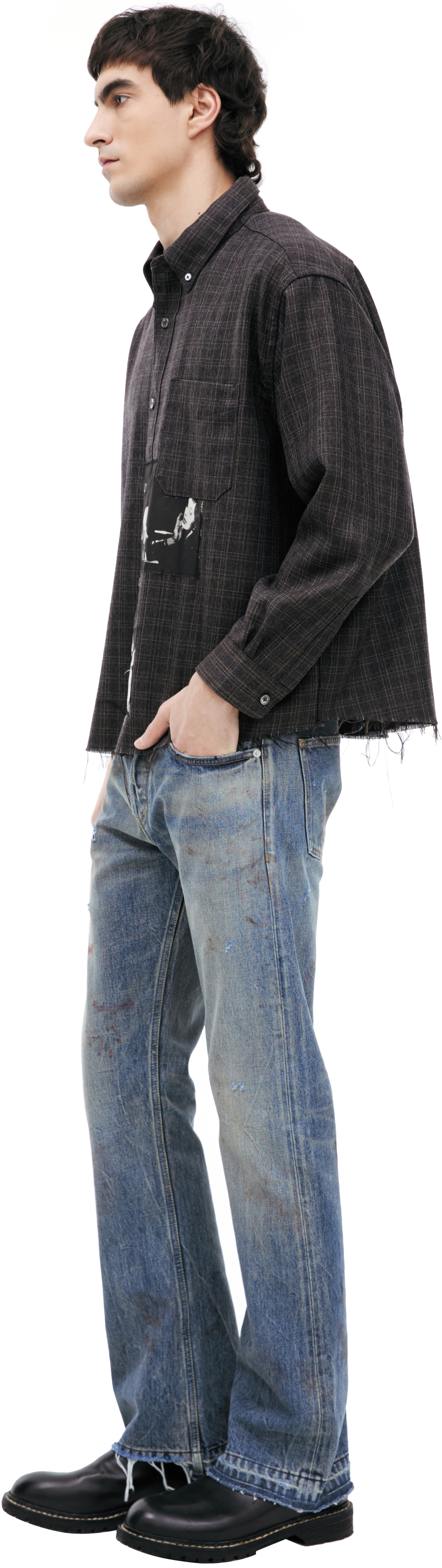 Enfants Riches Déprimés Рубашка Assemblage Flannel