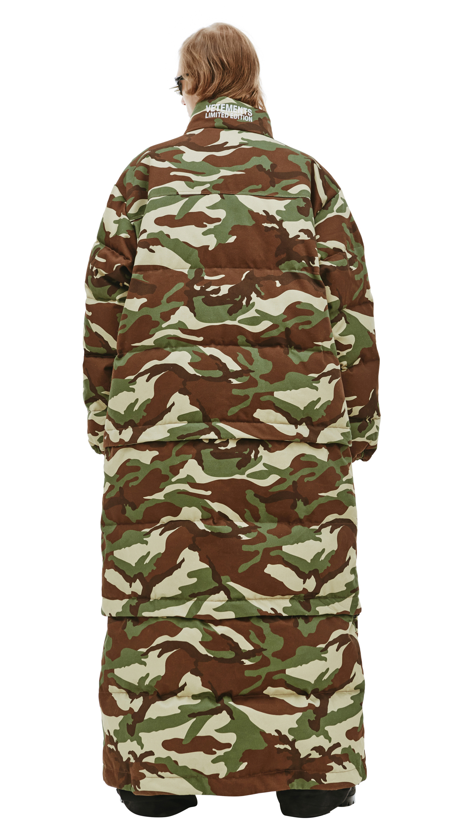 VETEMENTS Длинный пуховик - трансформер
