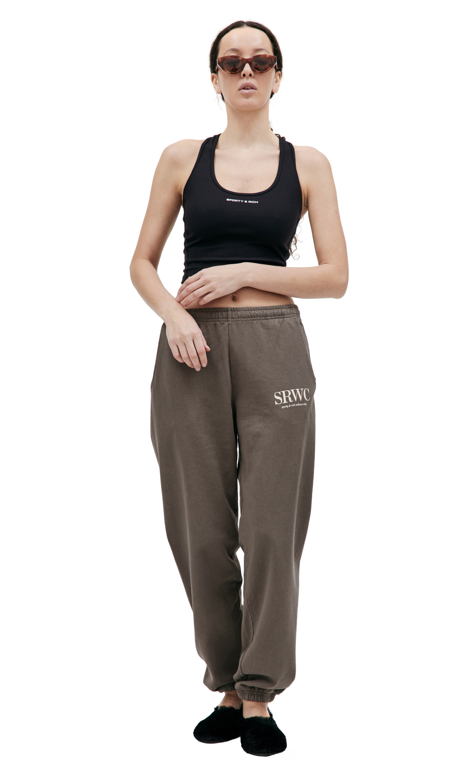 SPORTY & RICH Спортивный топ SR Bold