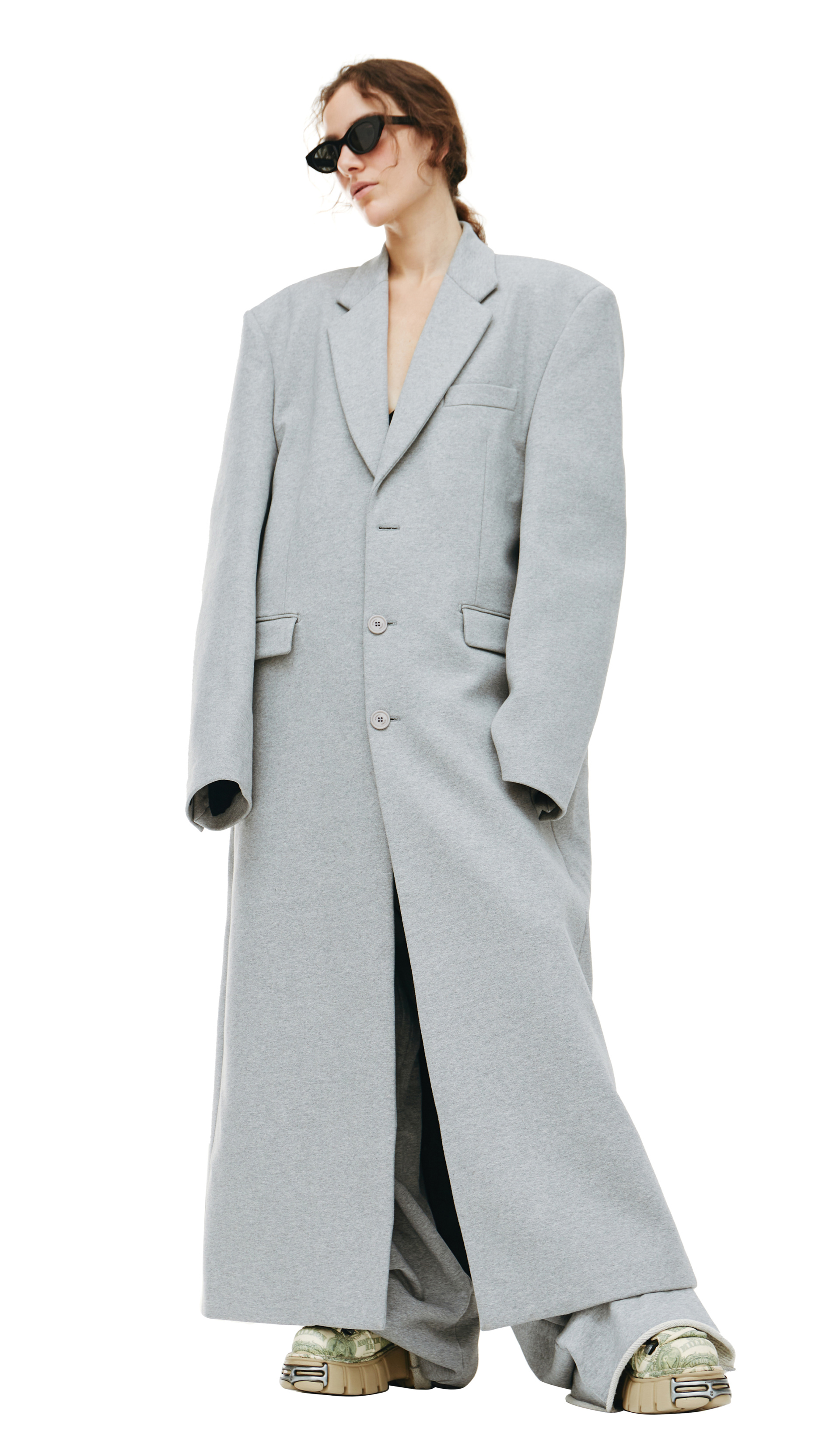 VETEMENTS Длинное оверсайз пальто