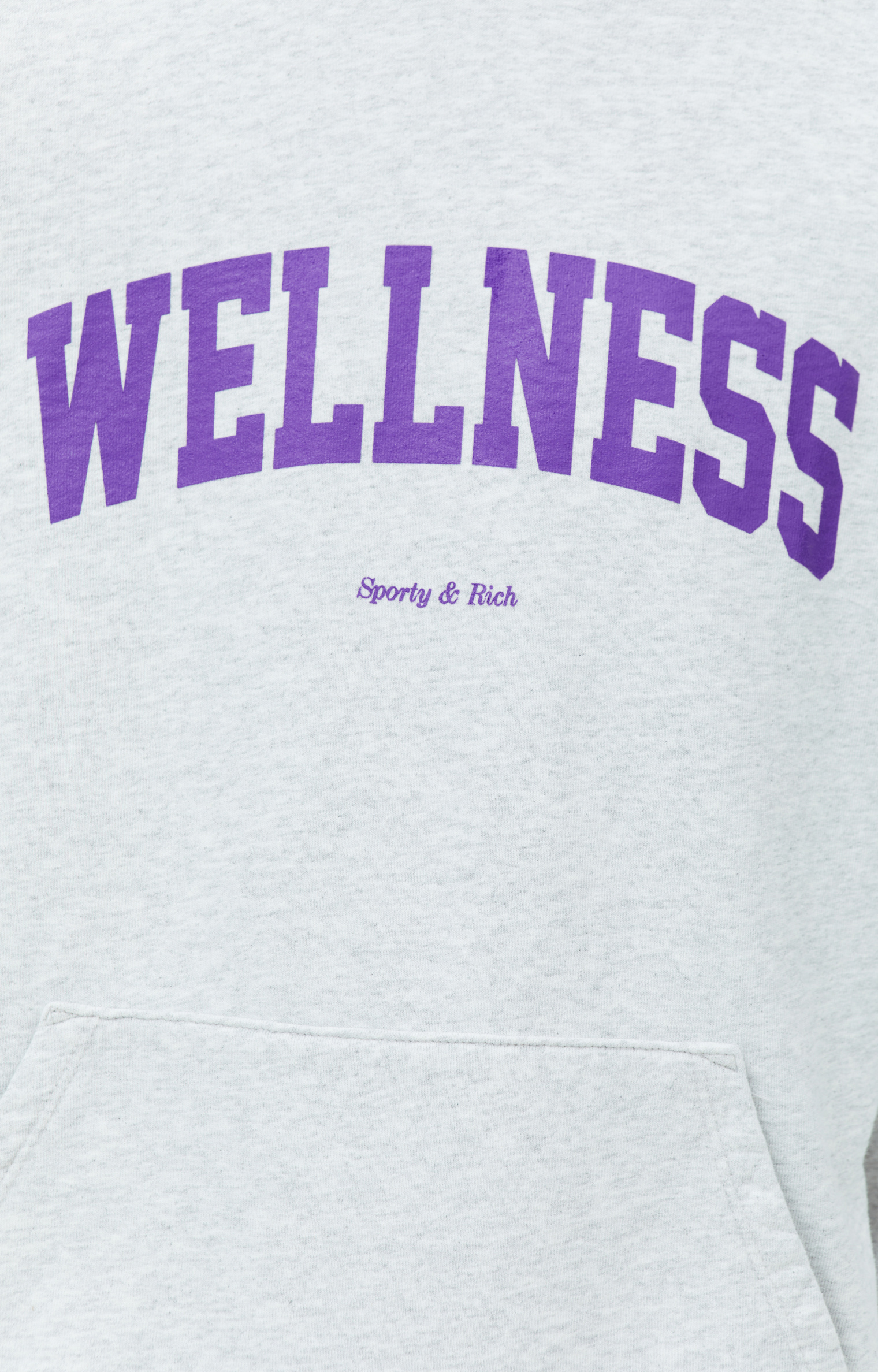 SPORTY & RICH Худи с принтом Wellness